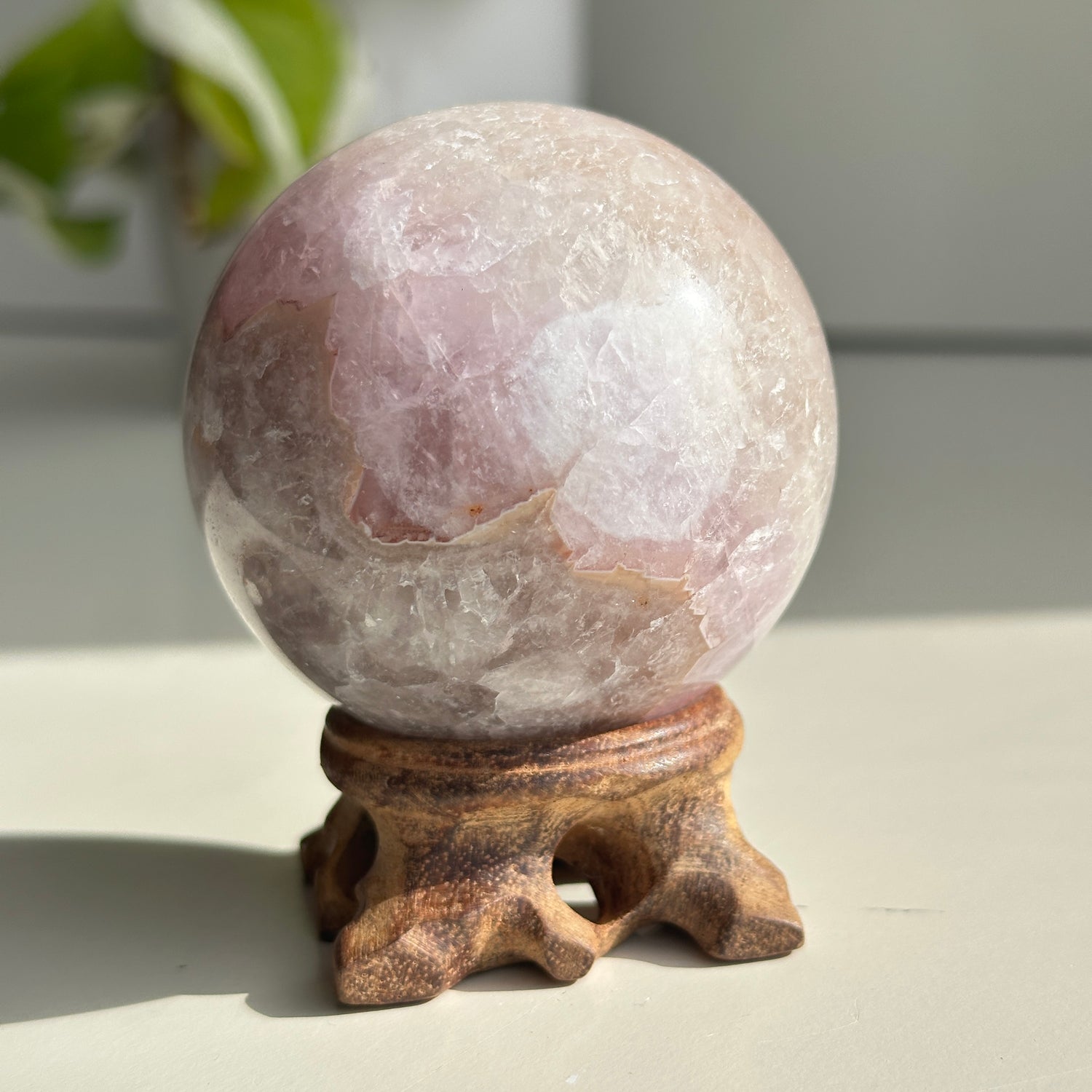 Amethyst Agate Sphere 6.3cm