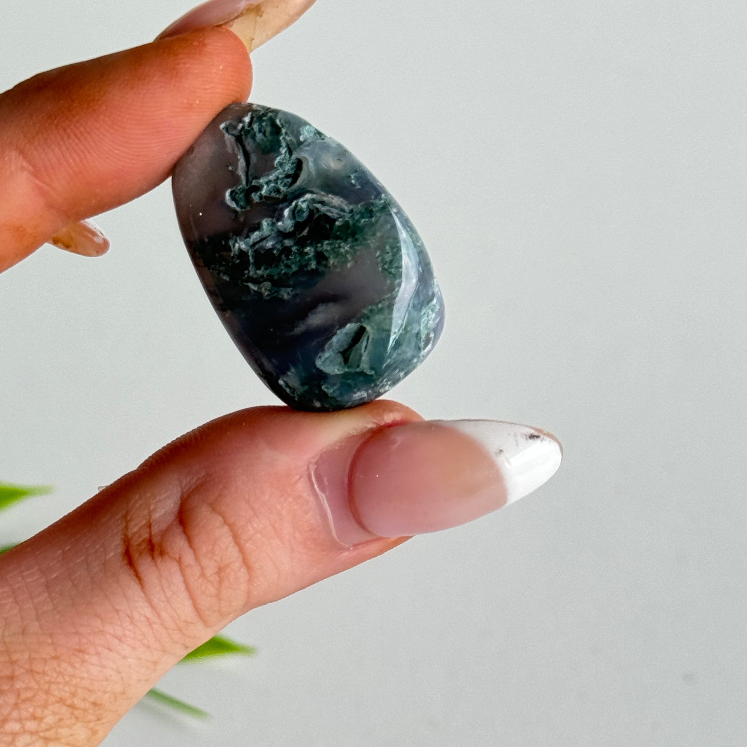 Moss Agate Tumbled