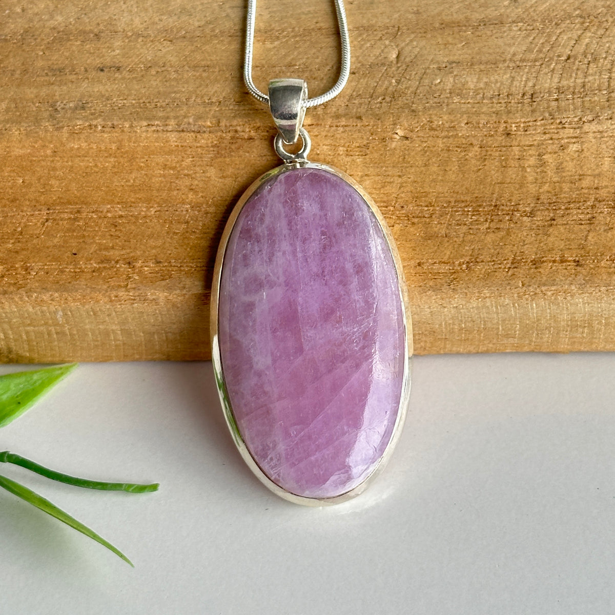 Kunzite Oval Pendant