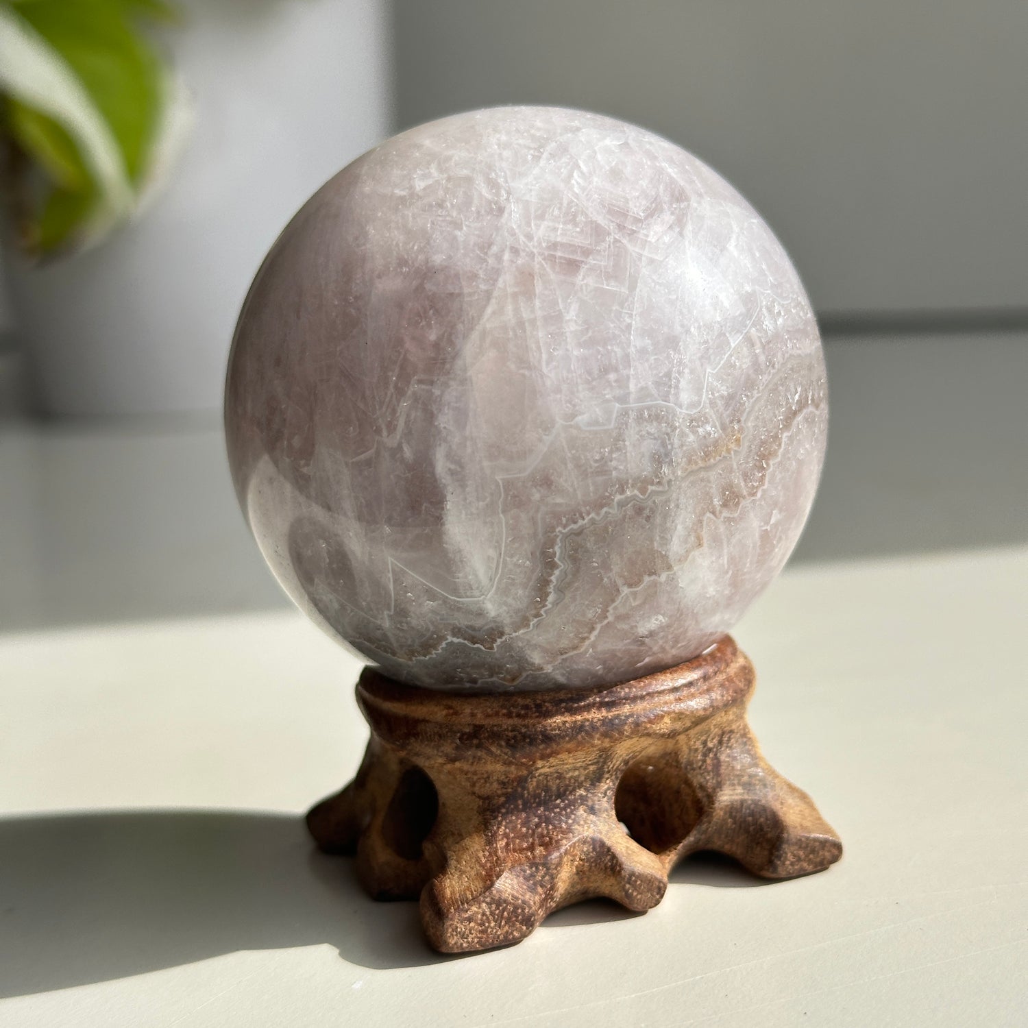 Amethyst Agate Sphere 6.2cm