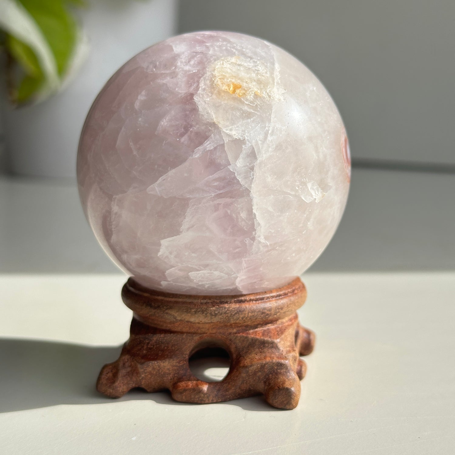 Amethyst Agate Sphere 7cm
