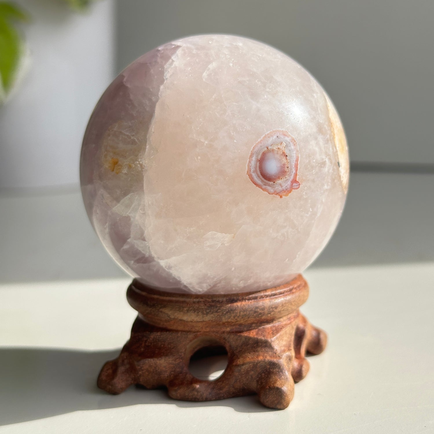 Amethyst Agate Sphere 7cm