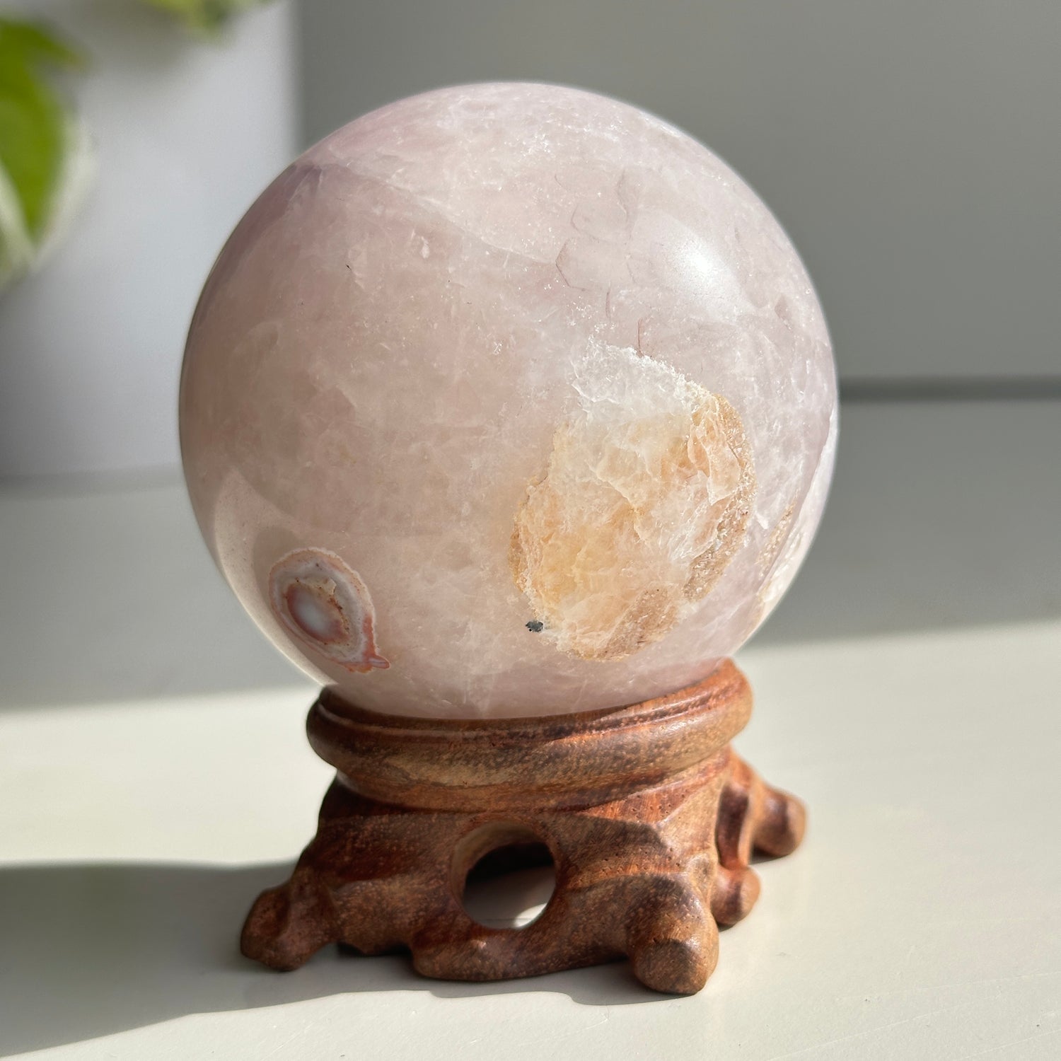 Amethyst Agate Sphere 7cm