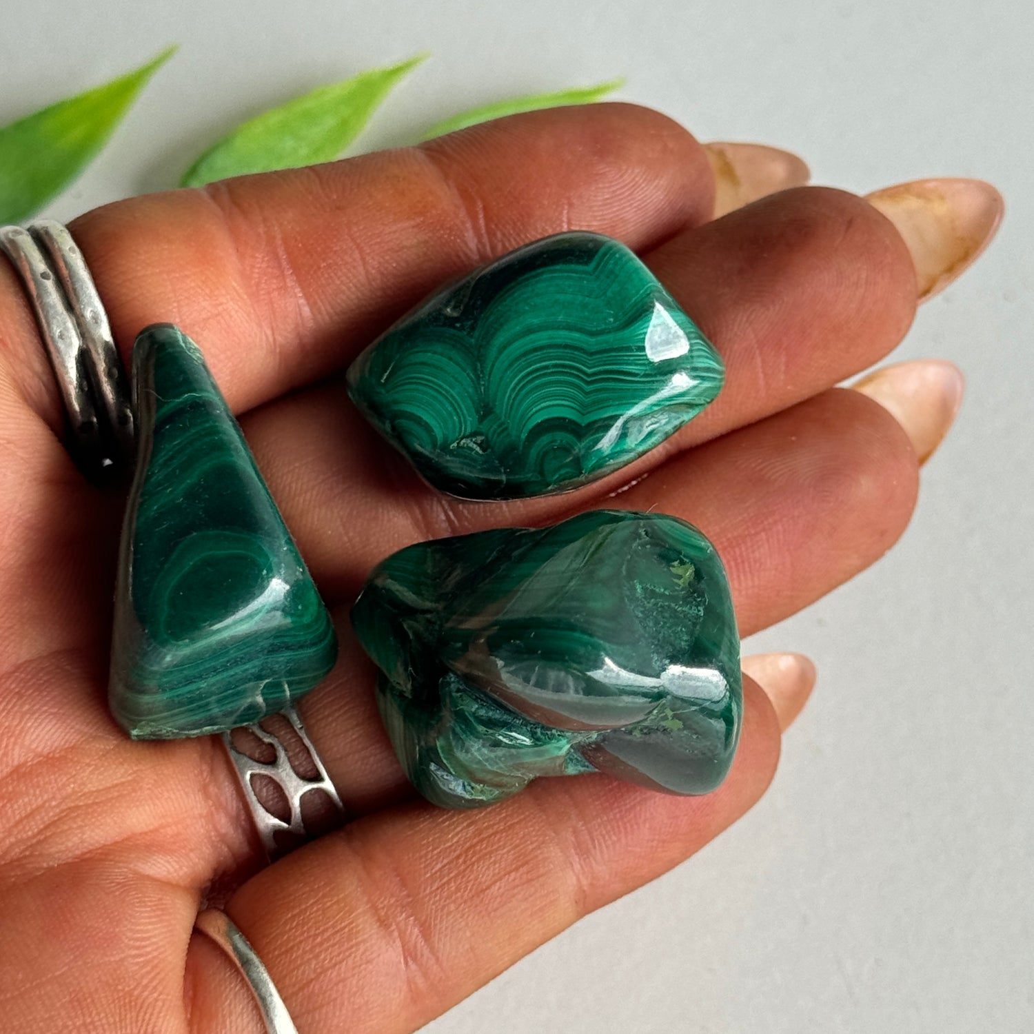 Malachite Tumble Medium