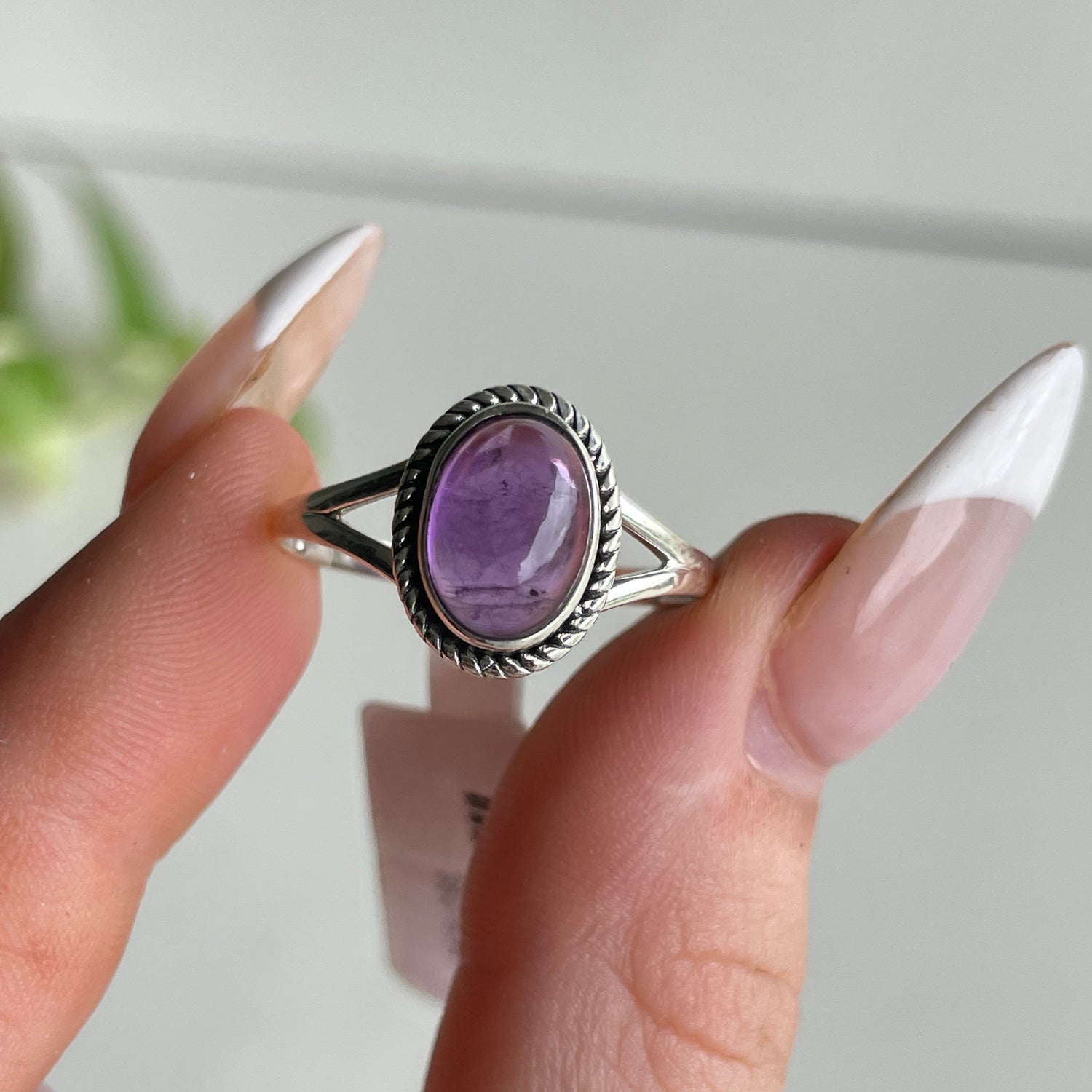 Amethyst Oval Ring