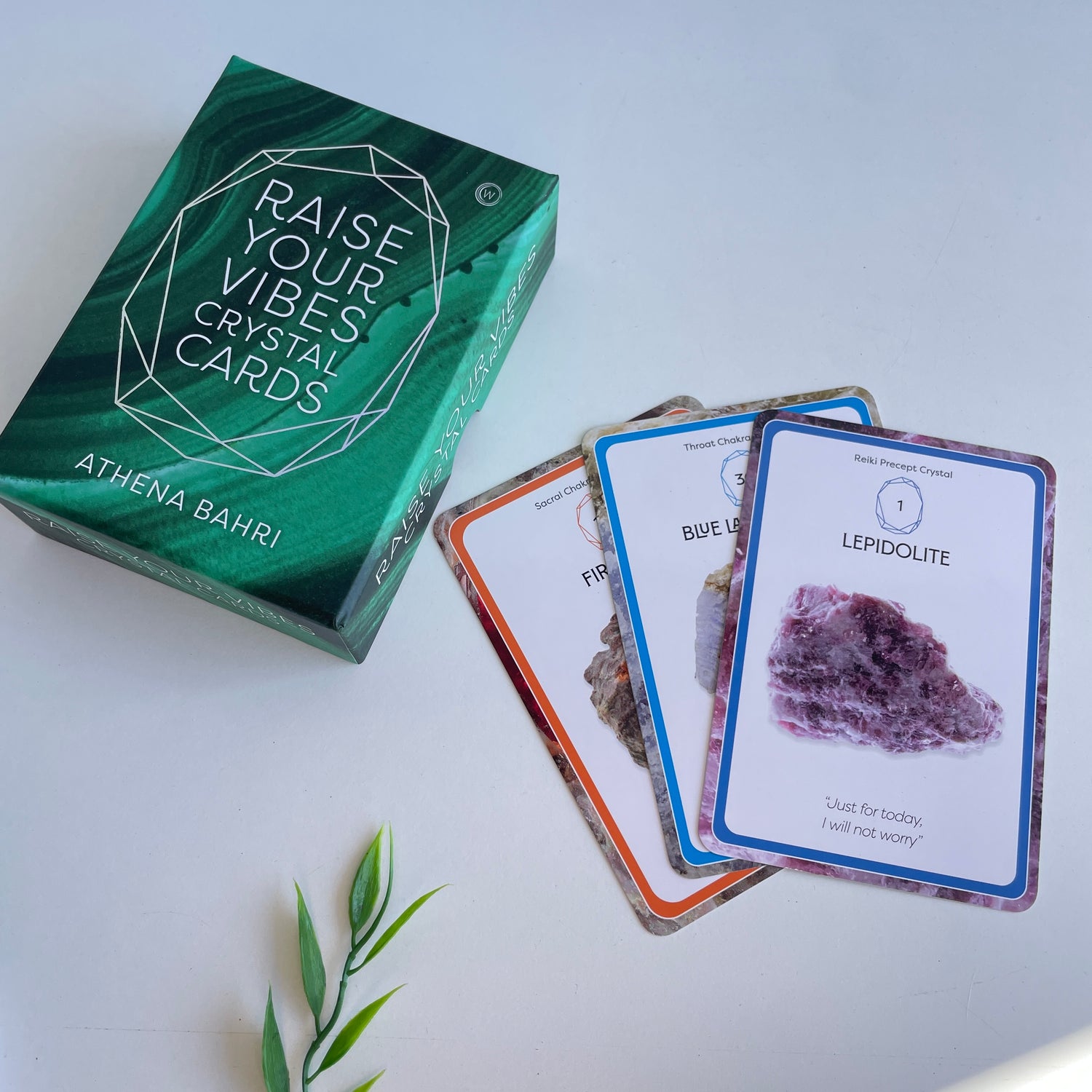 Raise Your Vibes Crystal Cards Athena Bahri