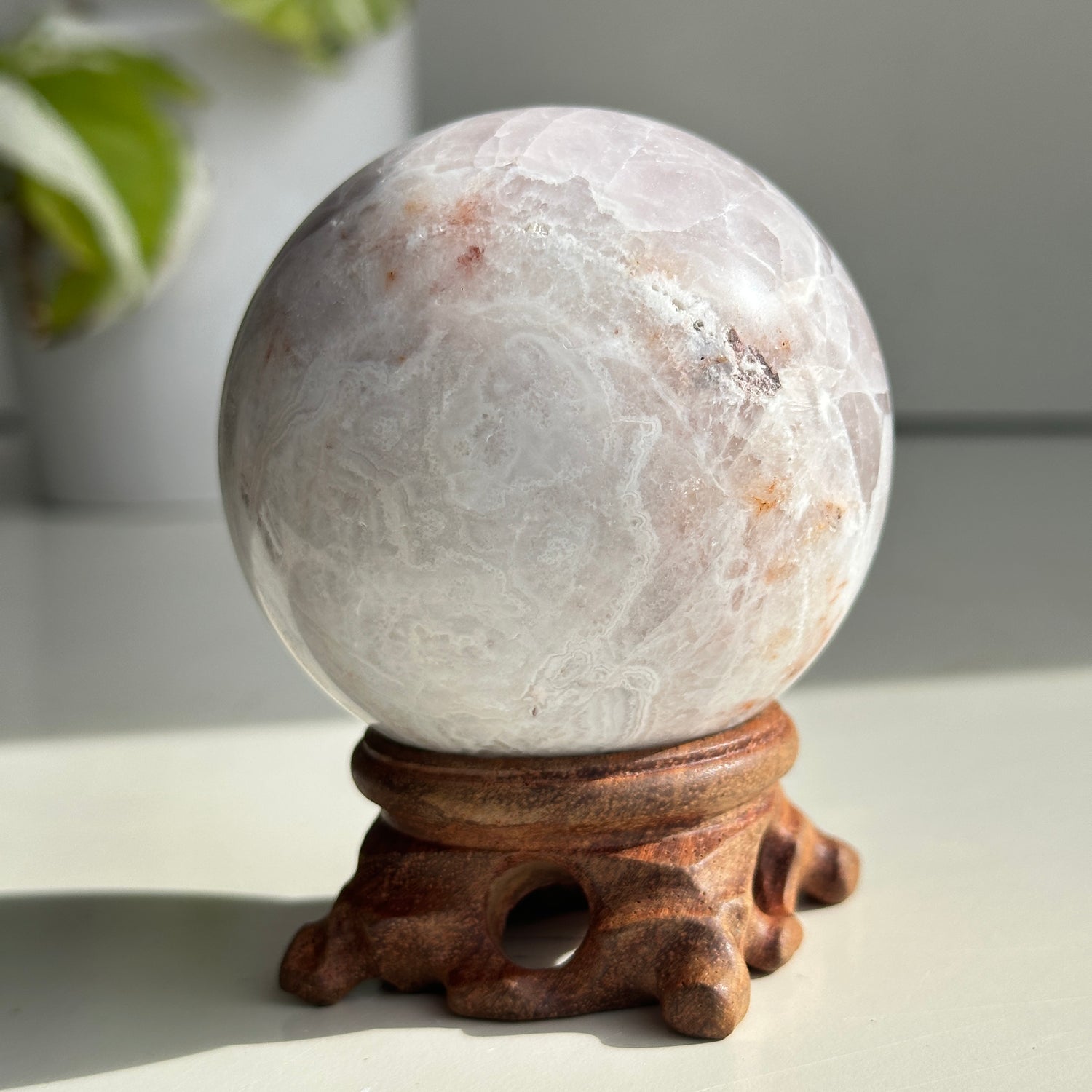 Amethyst Agate Sphere 7.1cm