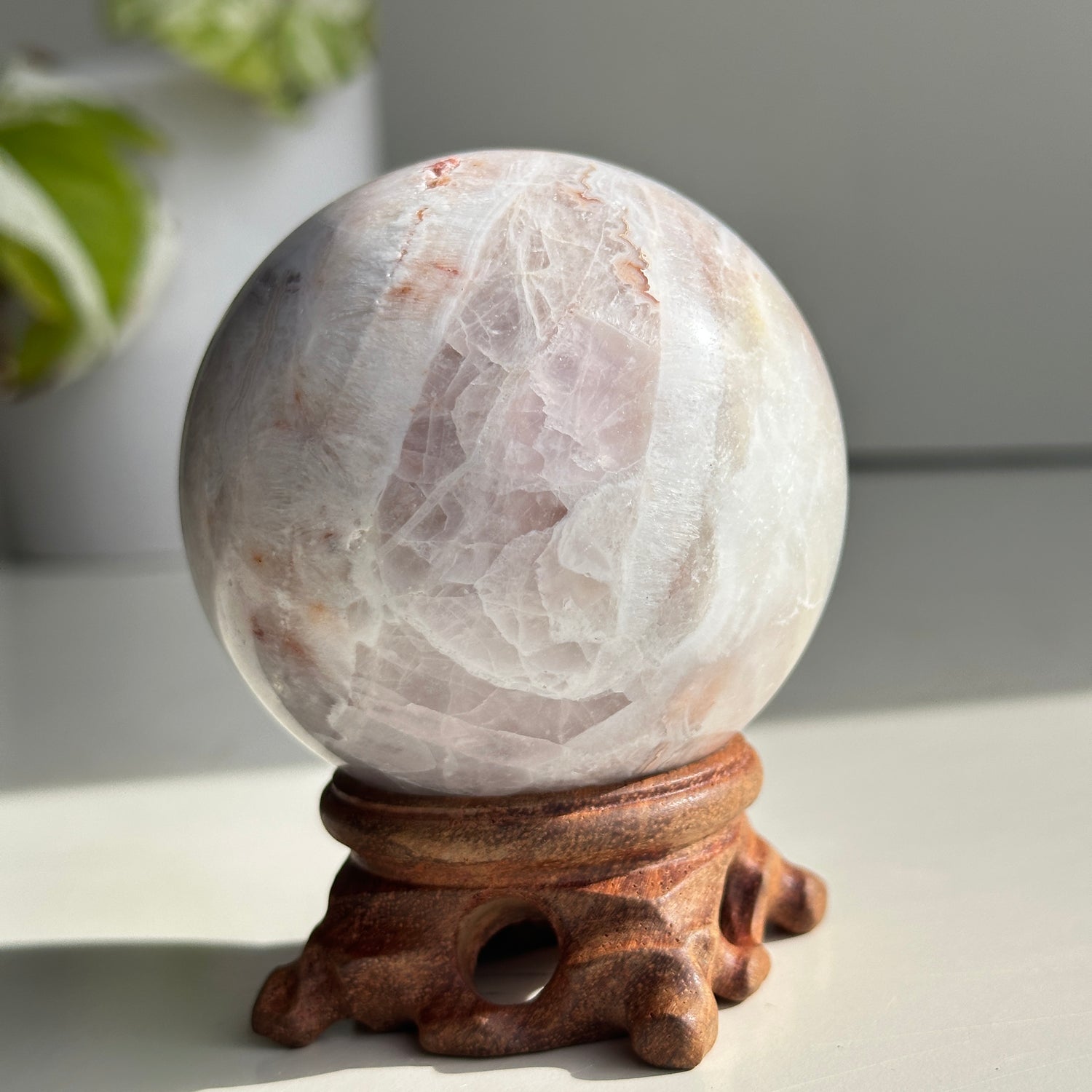 Amethyst Agate Sphere 7.1cm