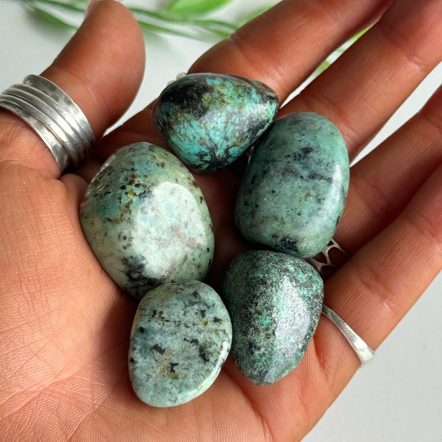 African Turquoise Tumbled