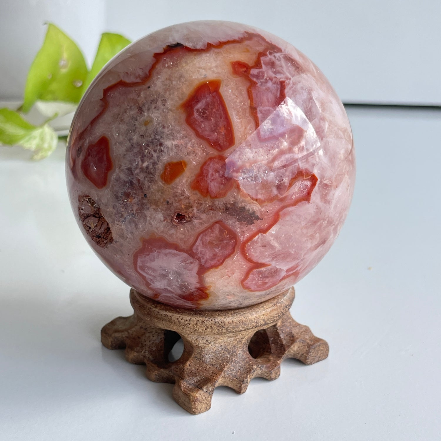 Carnelian Sphere 8.8cm
