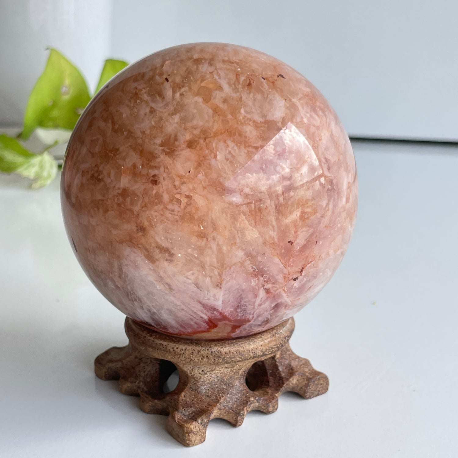 Carnelian Sphere 8.8cm