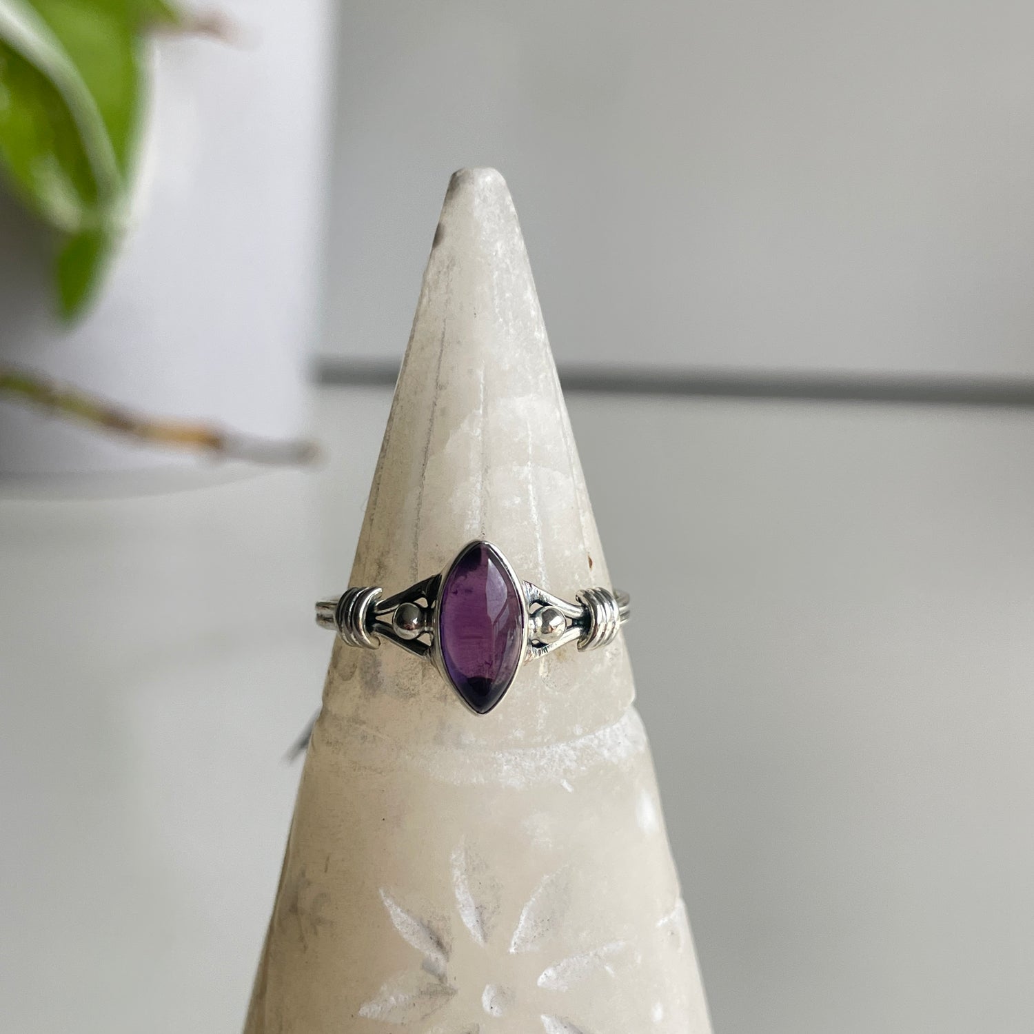 Amethyst Marquise Ring