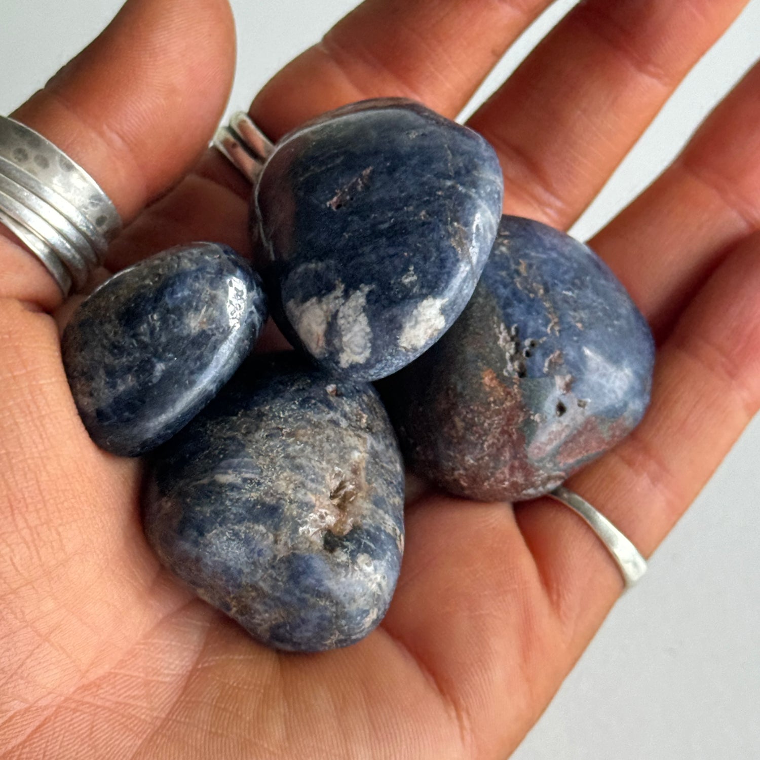 Sapphire Tumbled