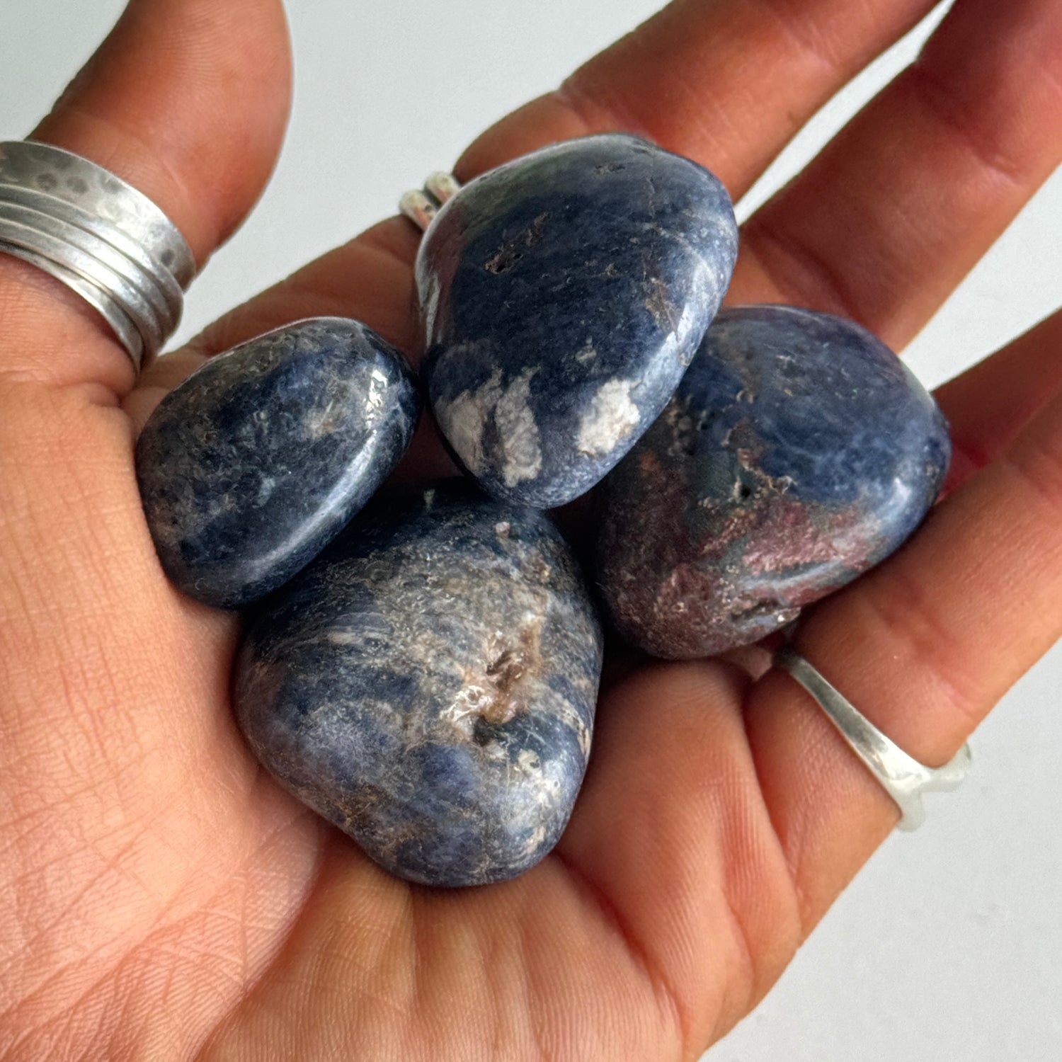 Sapphire Tumbled