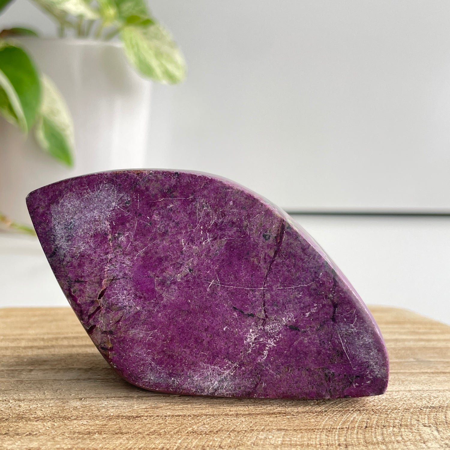 Stichtite In Serpentine ( Atlantisite ) Freeform 4.1cm