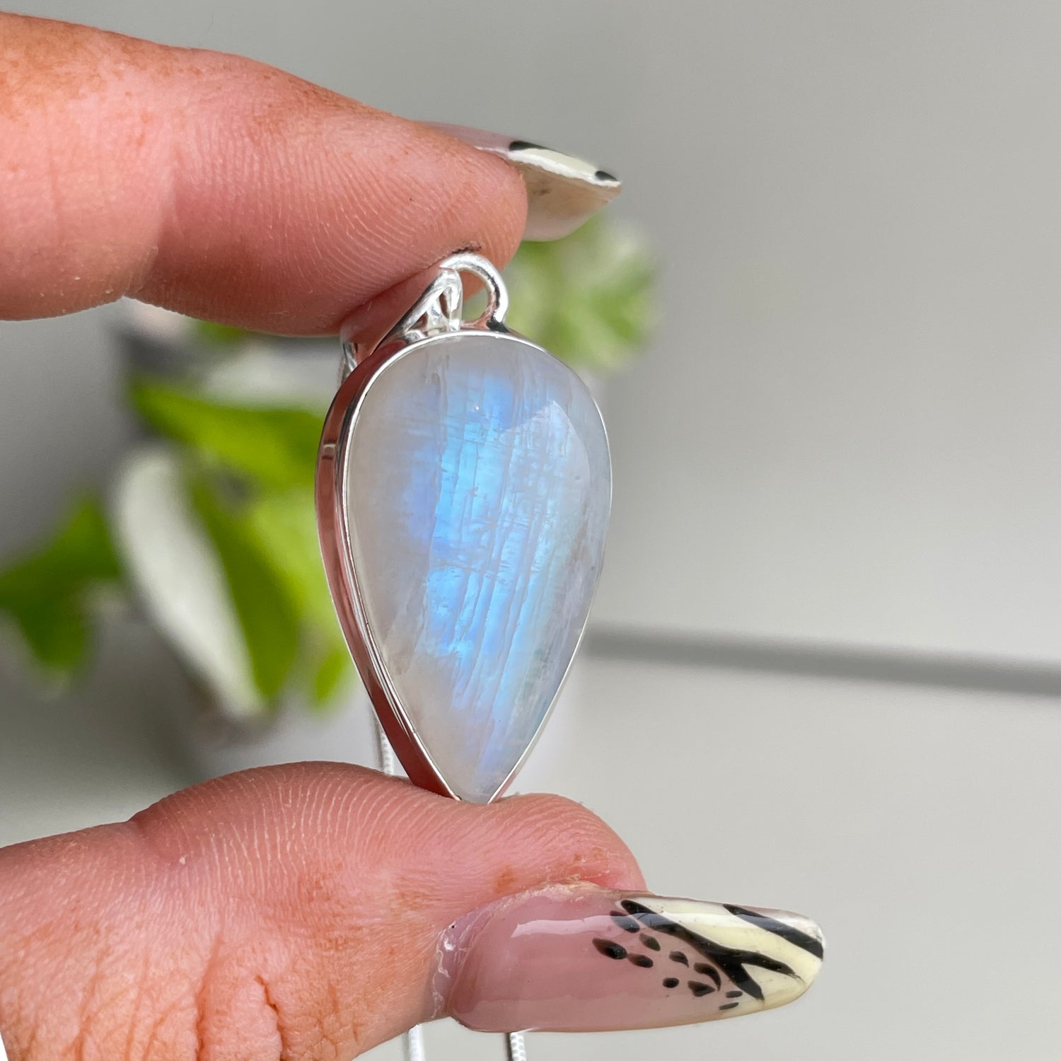 Moonstone Teardrop Pendant