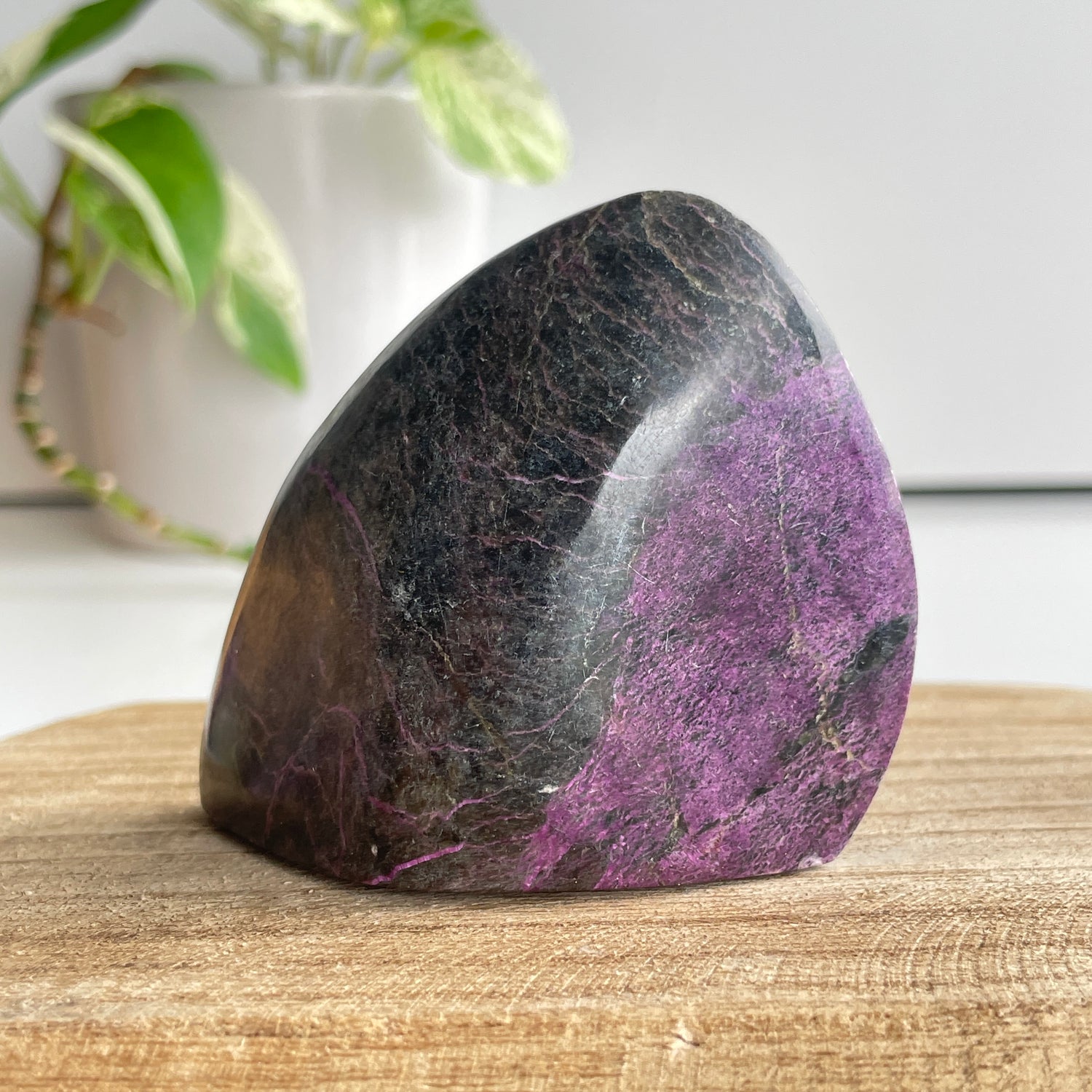 Stichtite In Serpentine ( Atlantisite ) Freeform 6.6cm