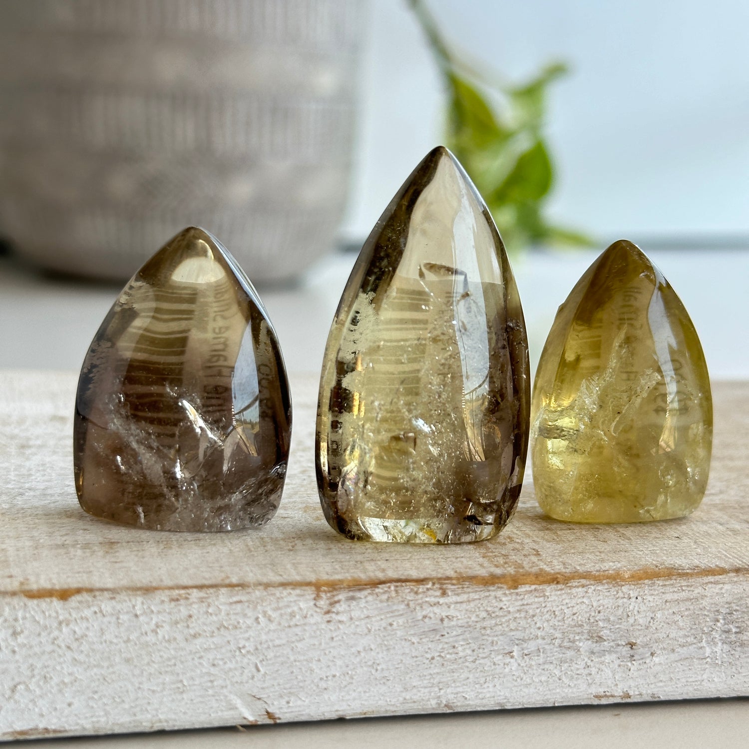 Smoky Citrine Flame Small