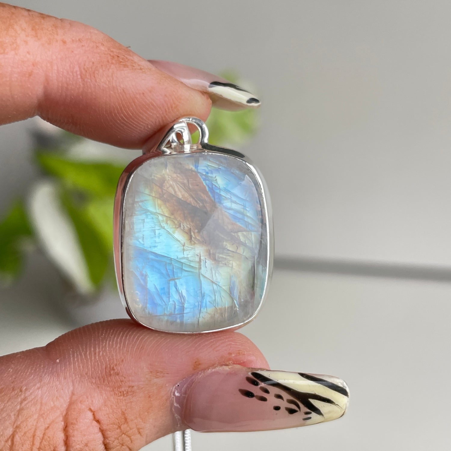 Moonstone Rectangle Pendant