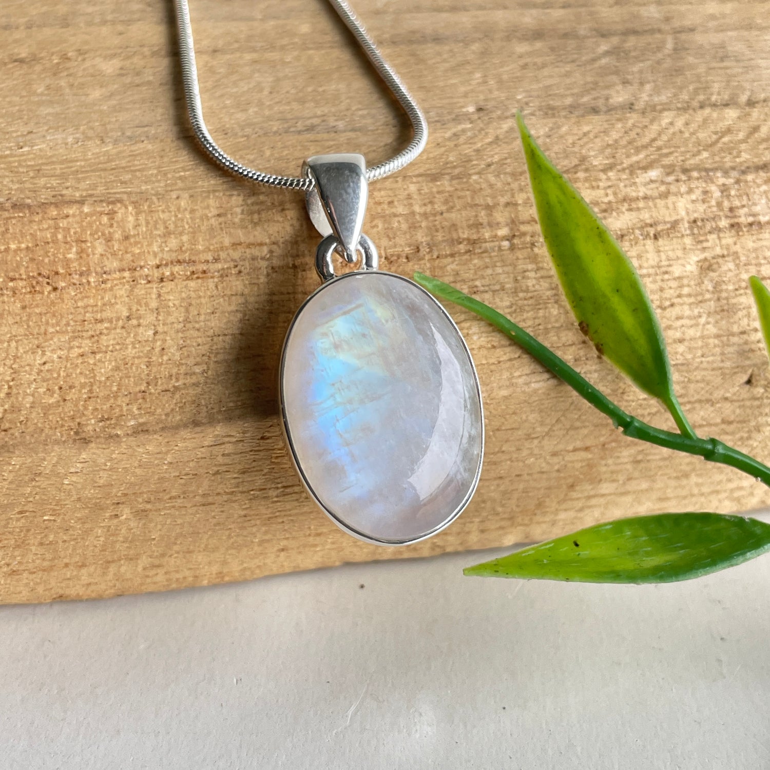 Moonstone Oval Pendant