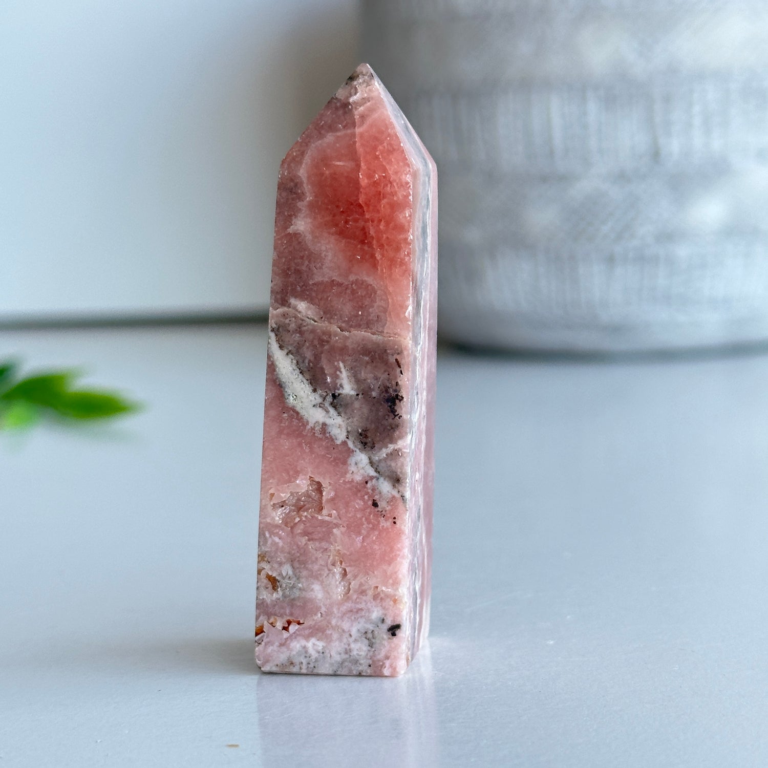 Rhodochrosite Obelisk 7cm