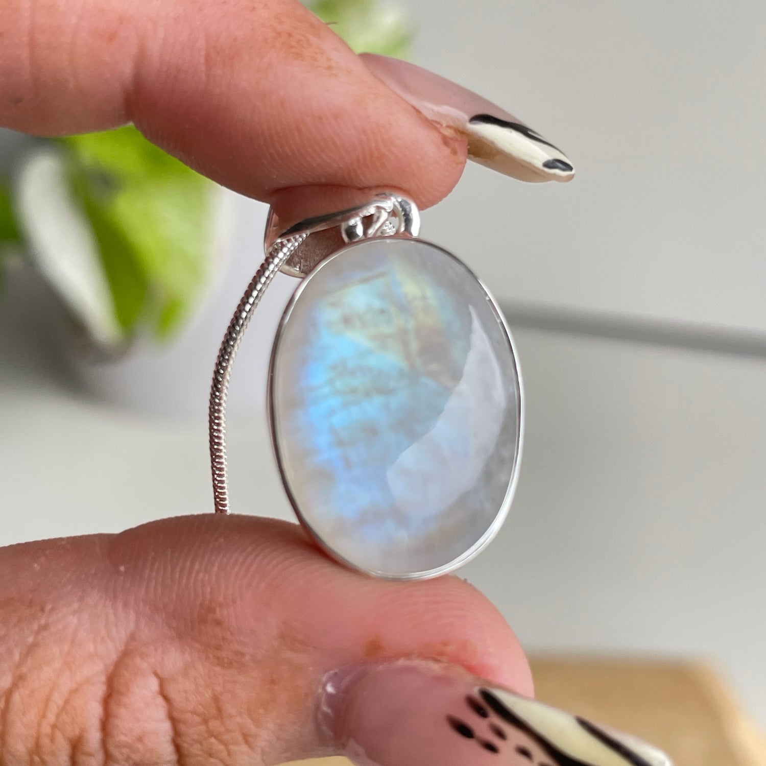 Moonstone Oval Pendant