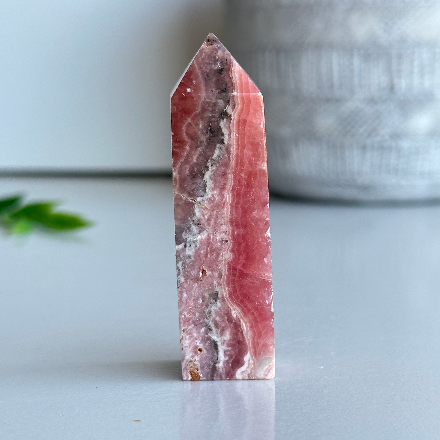 Rhodochrosite Obelisk 7cm