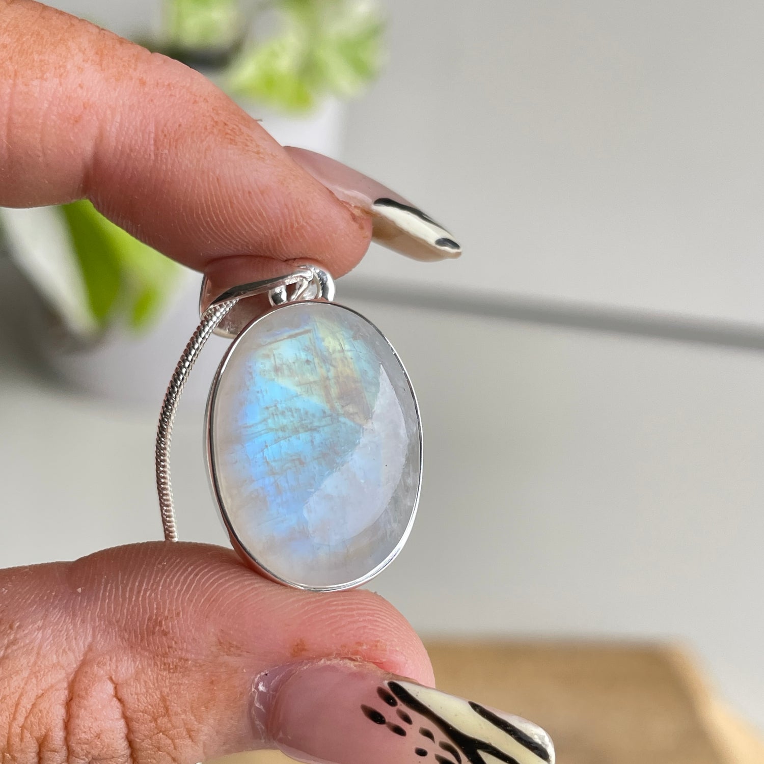 Moonstone Oval Pendant