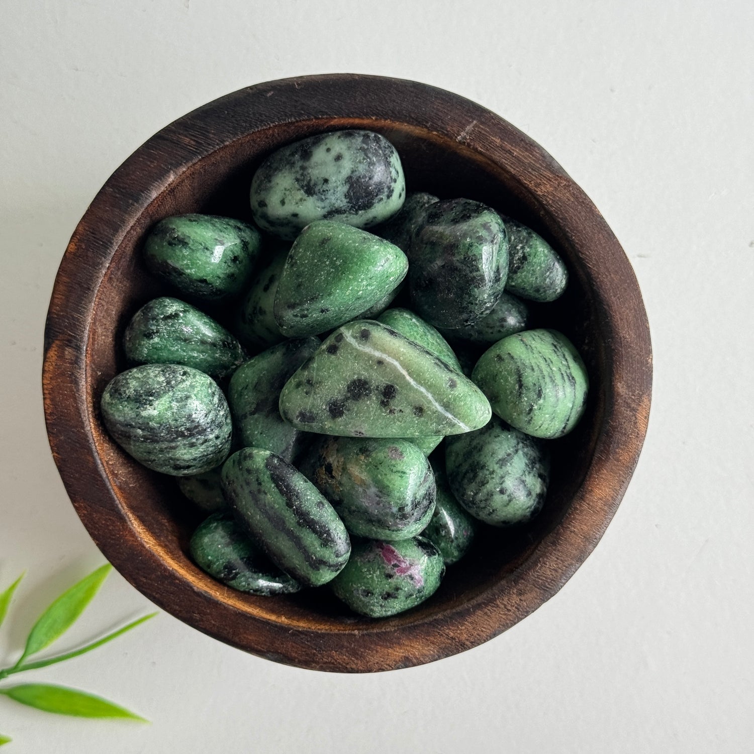 Ruby in Zoisite Tumbled