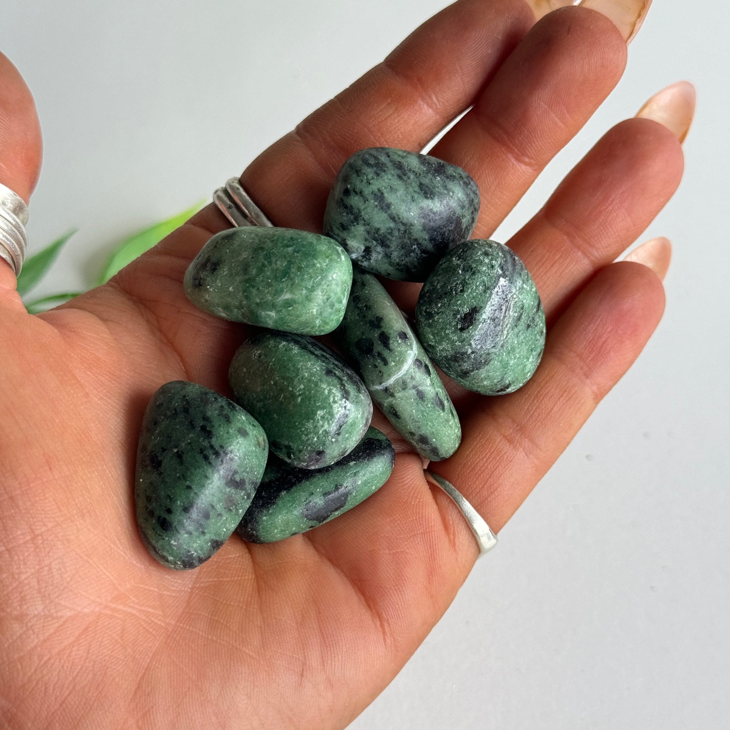 Ruby in Zoisite Tumbled