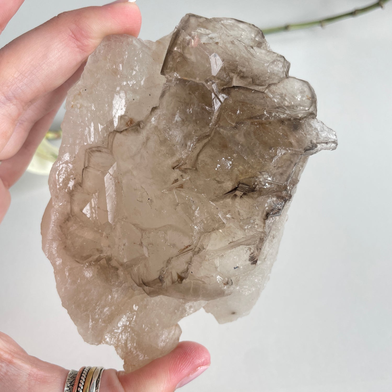 Smoky Quartz Elestial 270g