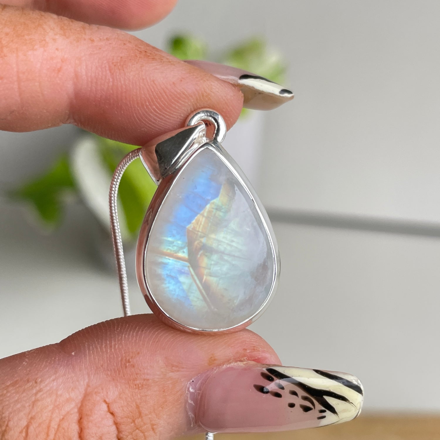 Moonstone Teardrop Pendant
