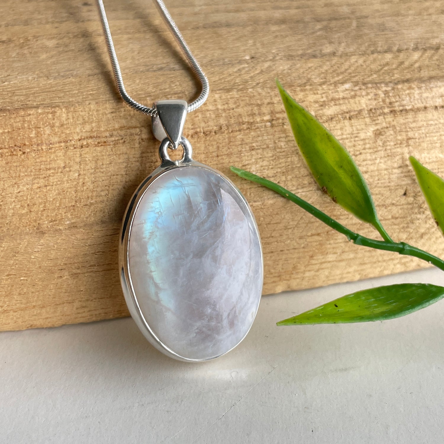 Moonstone Oval Pendant