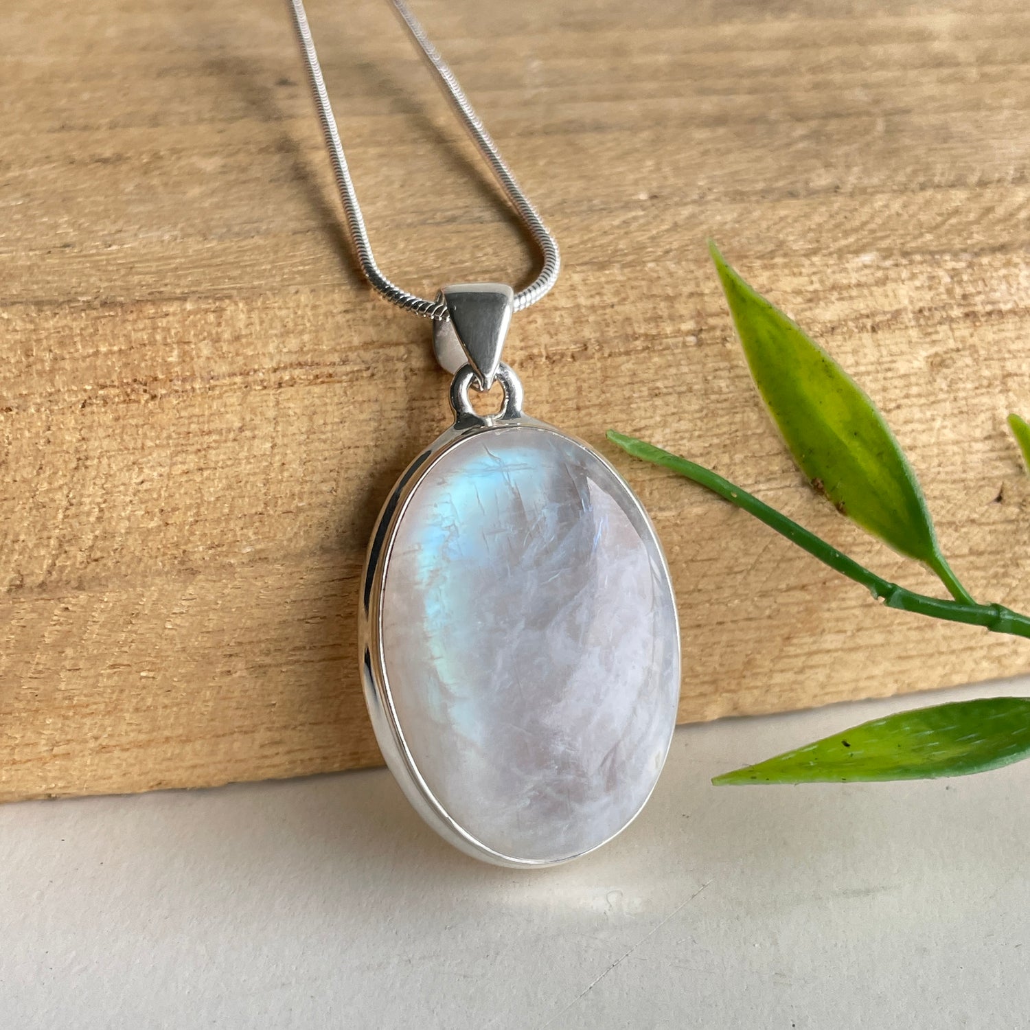 Moonstone Oval Pendant