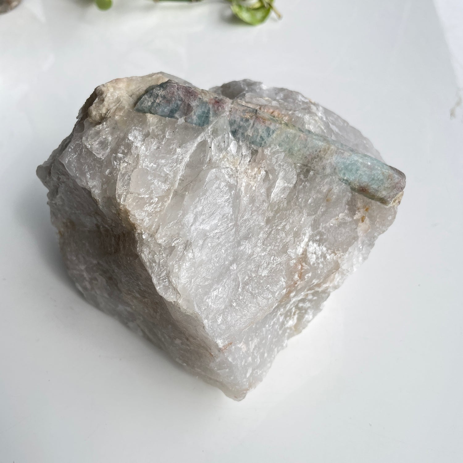 Aquamarine & Smoky Quartz Pce 1