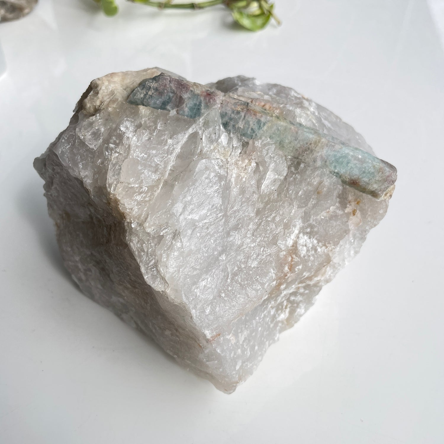 Aquamarine & Smoky Quartz Pce 1