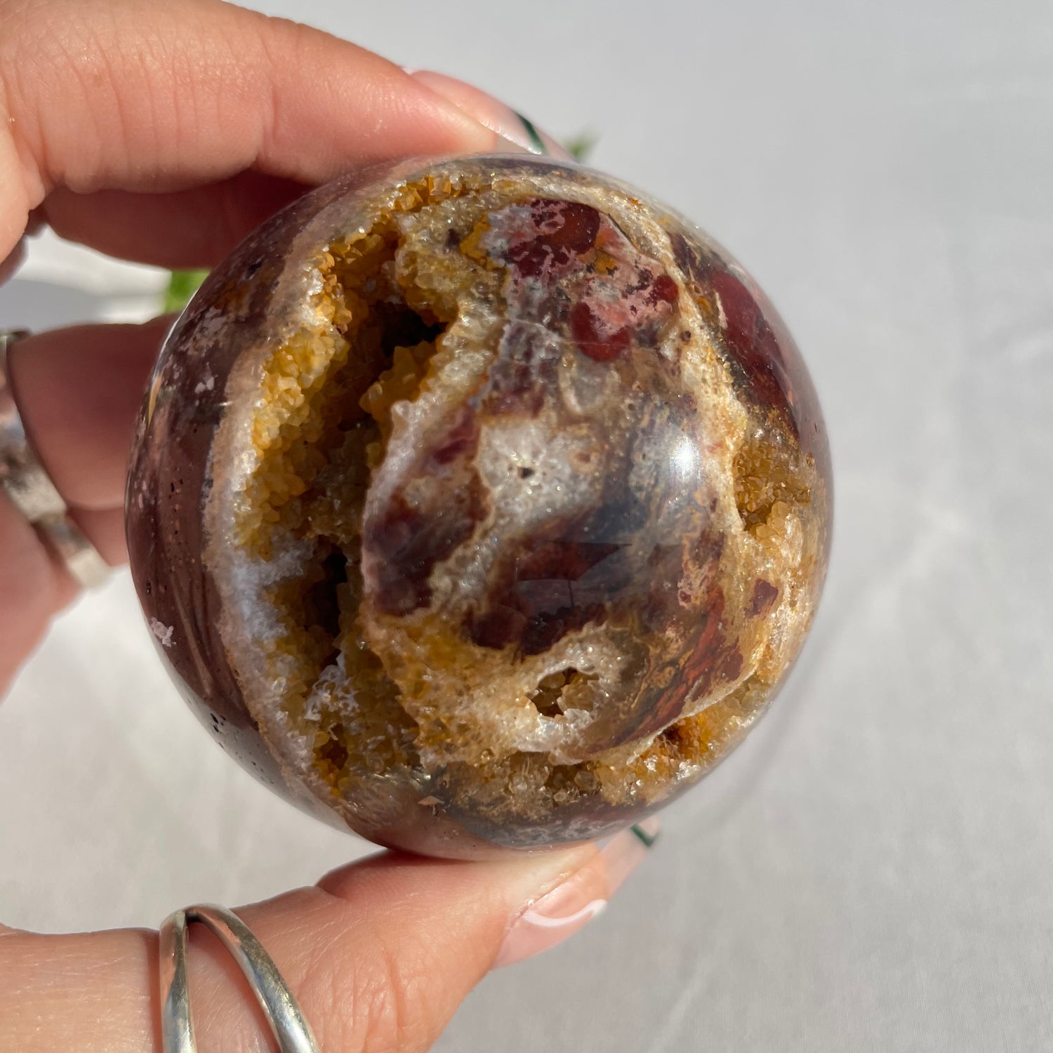 Brecciated Jasper Sphere 6.4cm 001