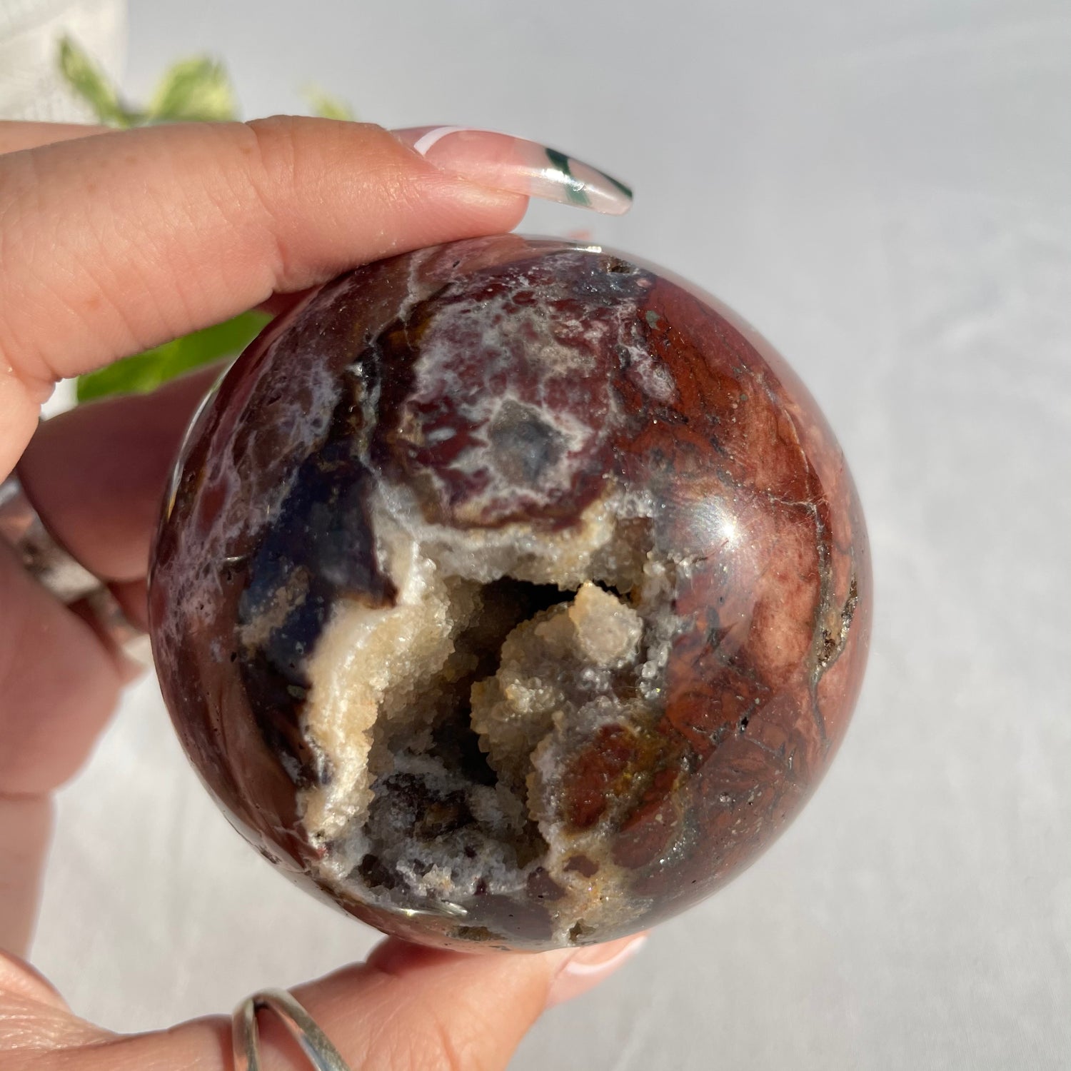 Brecciated Jasper Sphere 6.5cm