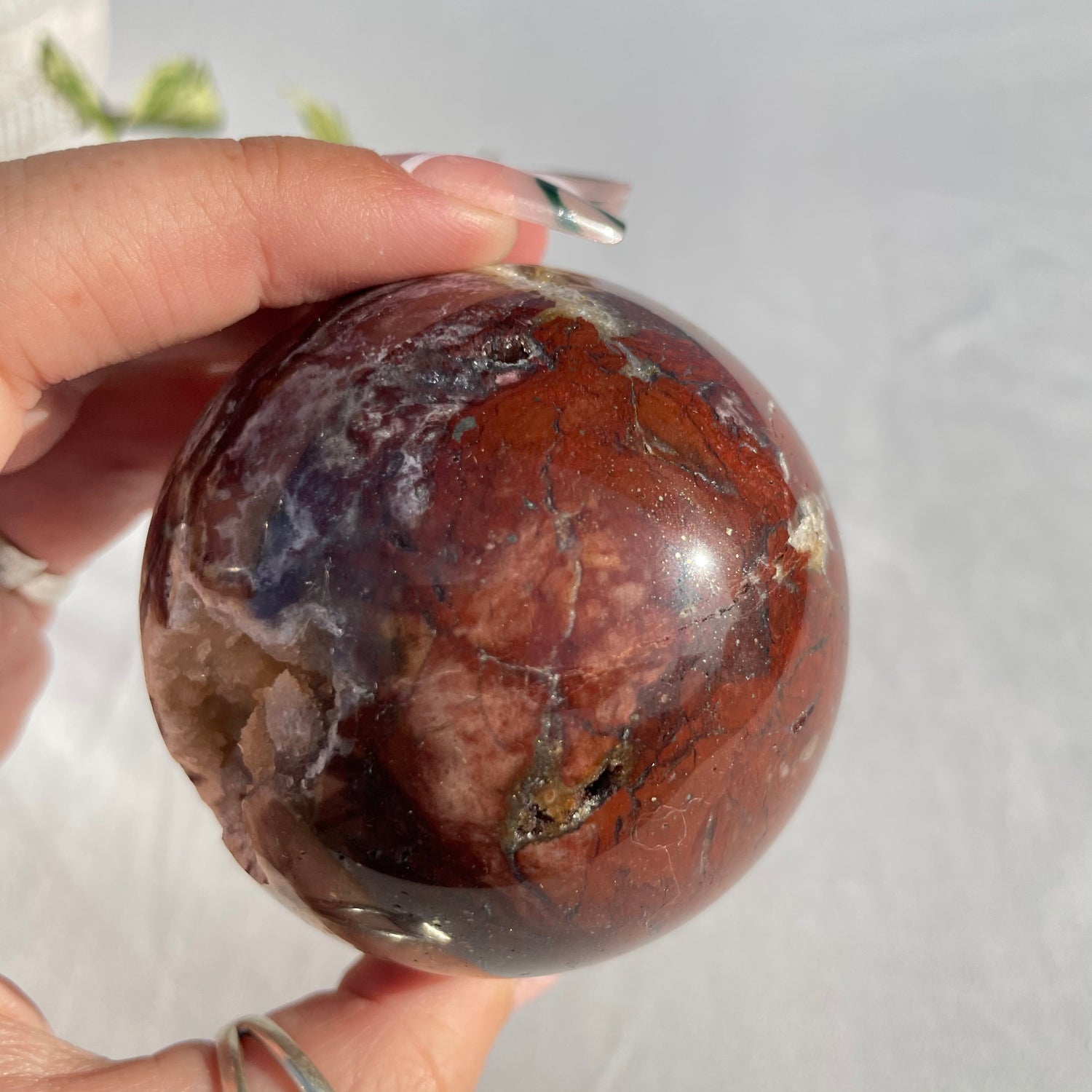 Brecciated Jasper Sphere 6.5cm
