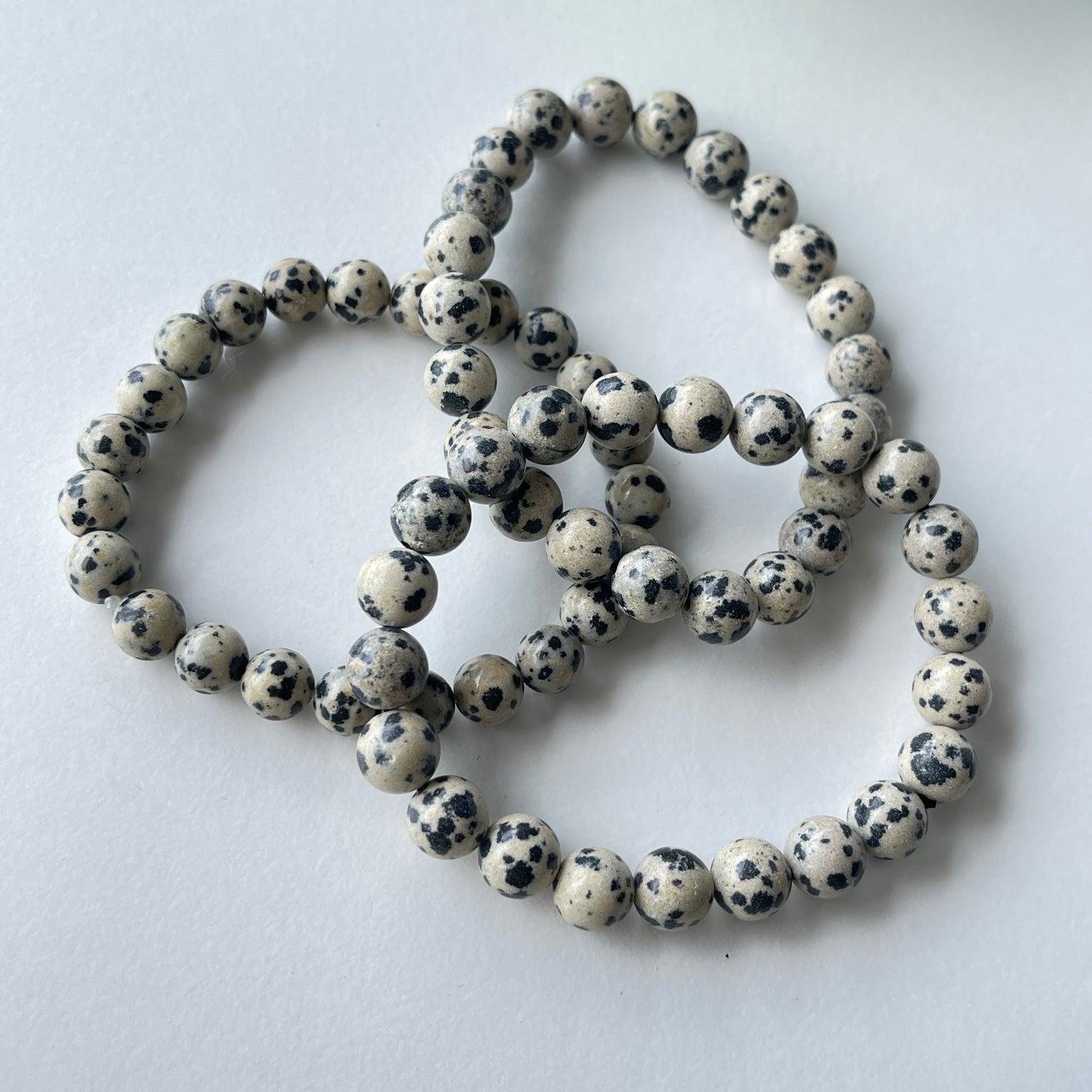 Dalmatian Jasper Med Bracelet