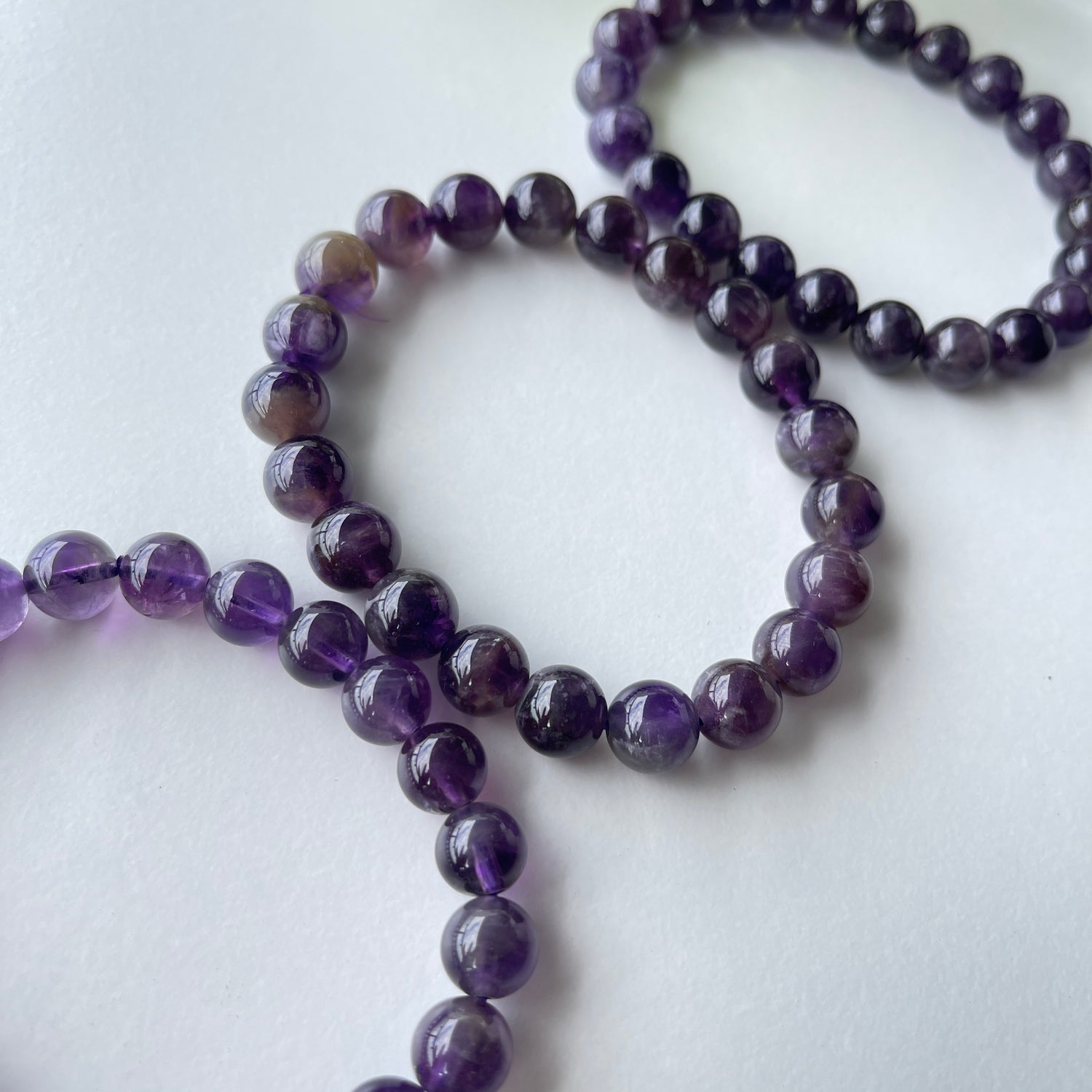 Amethyst Beaded Bracelet