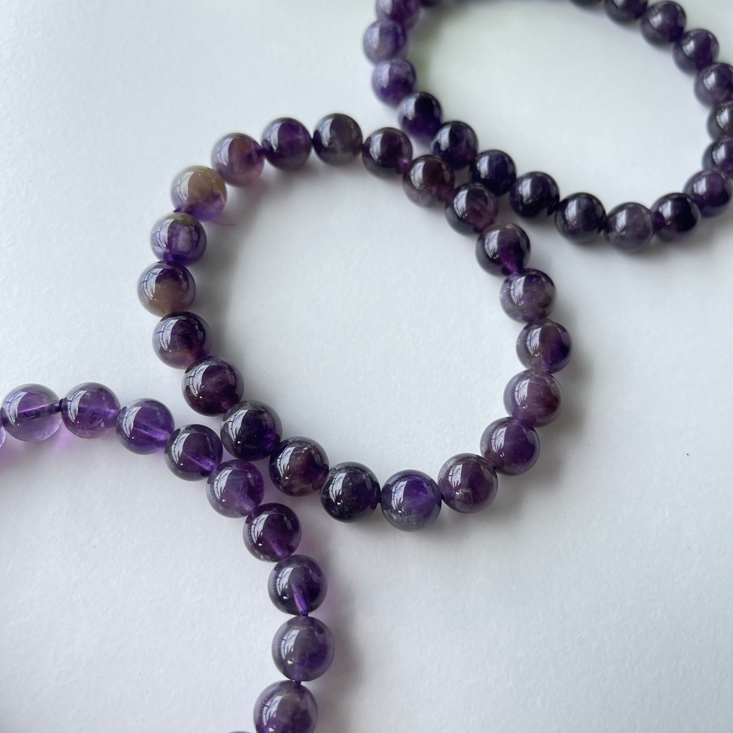 Amethyst Beaded Bracelet
