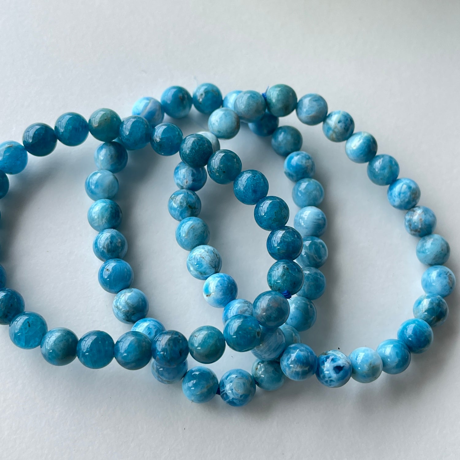 Blue Apatite Med Bracelet