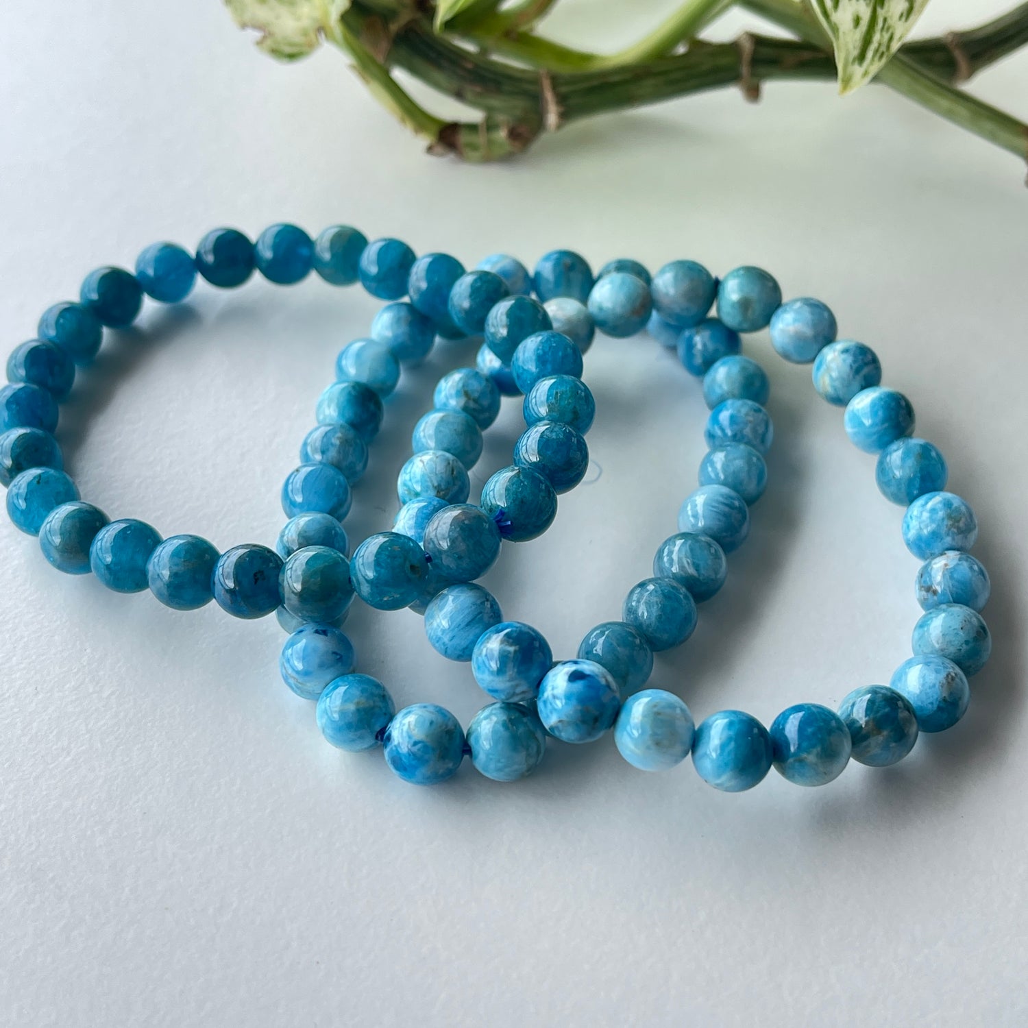 Blue Apatite Med Bracelet