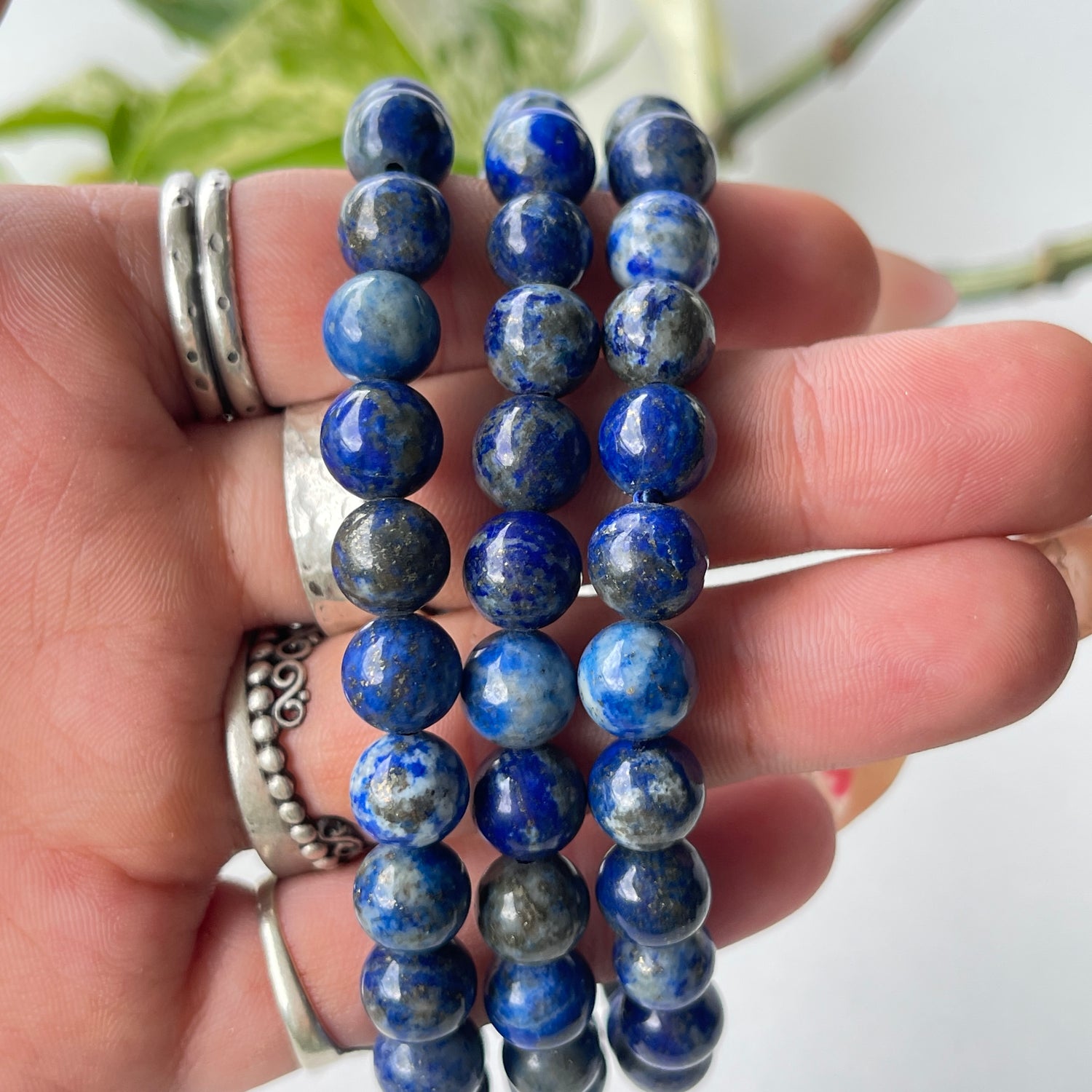 Lapis Lazuli Beaded Bracelet