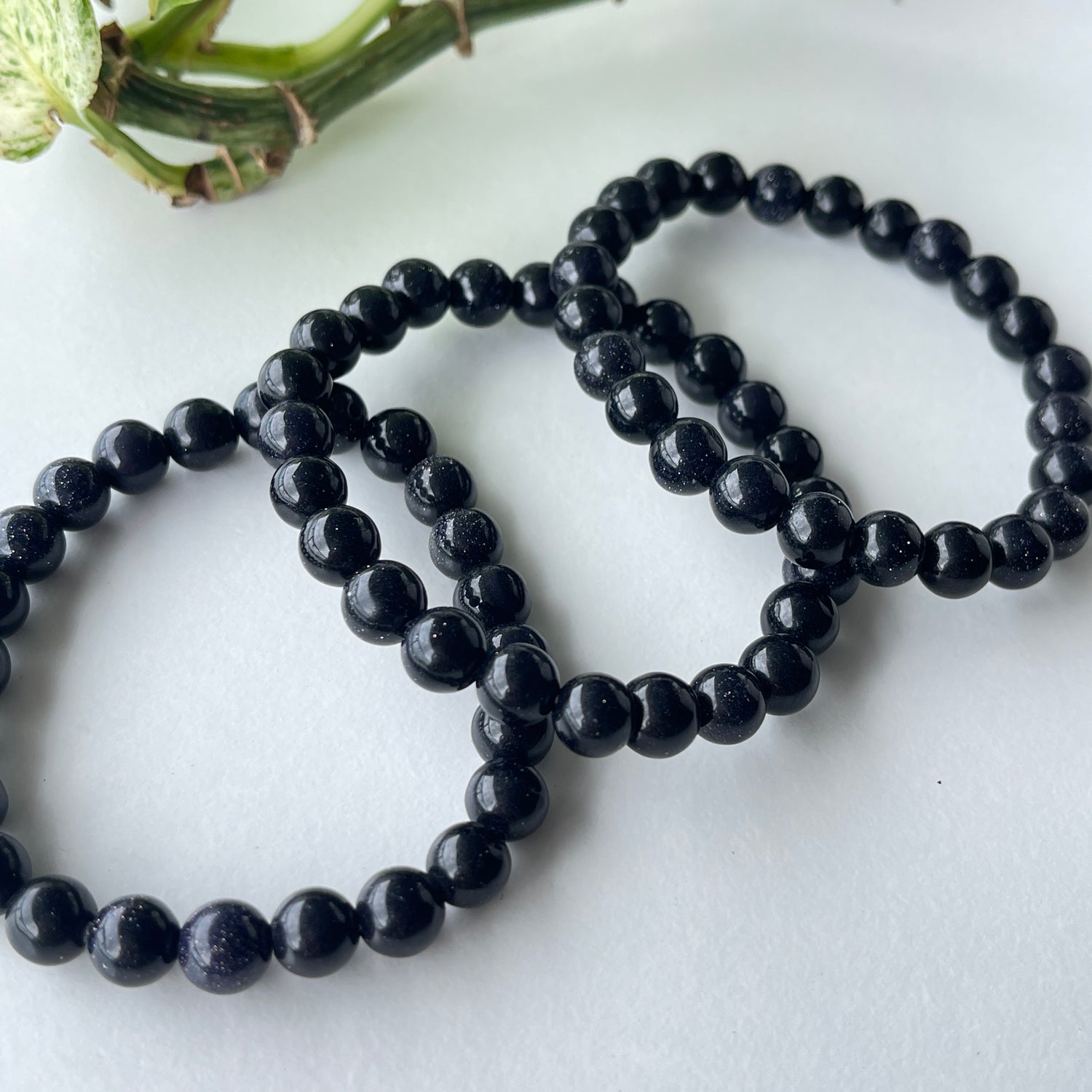 Blue Goldstone Med Bracelet