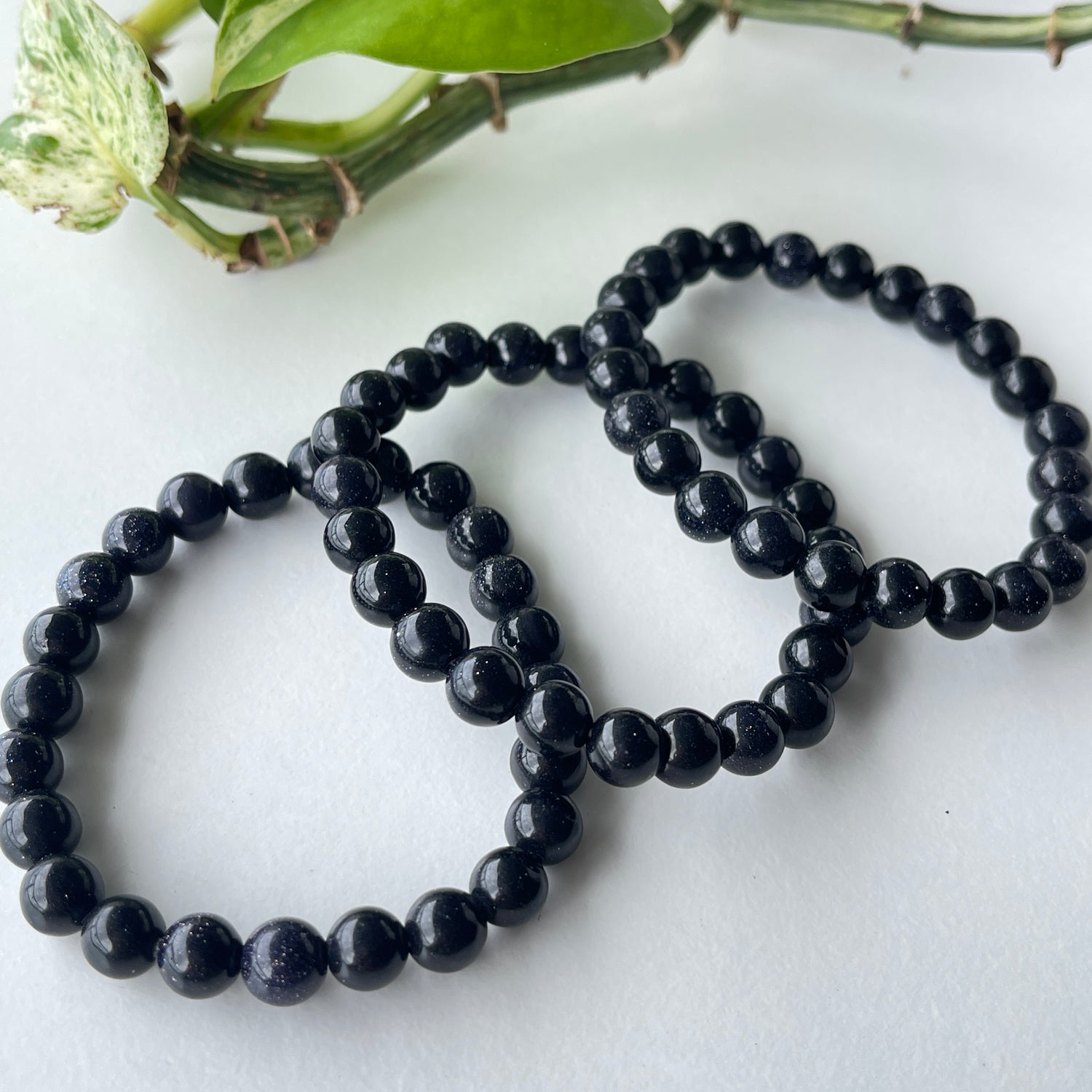 Blue Goldstone Med Bracelet