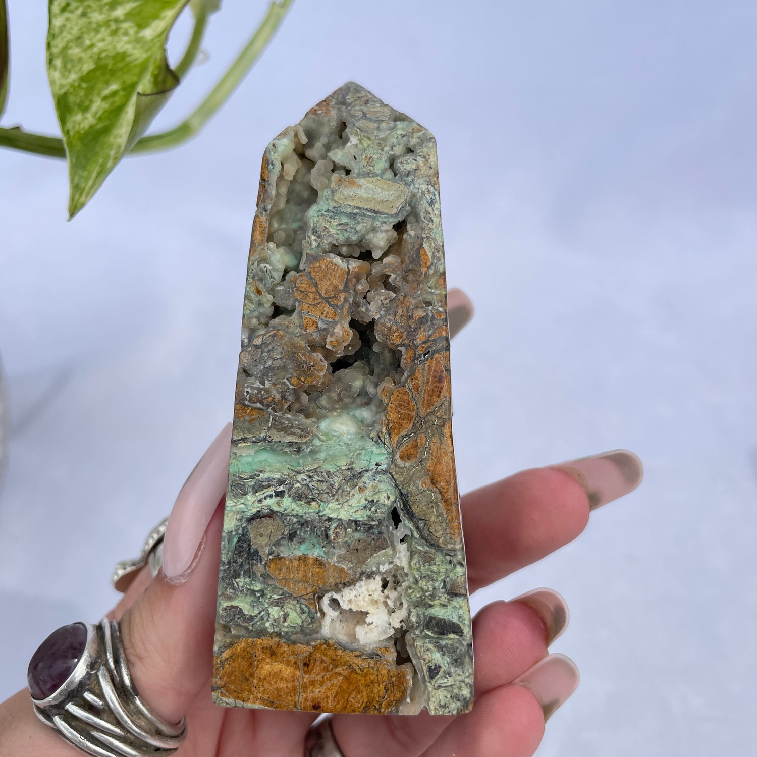 Smithsonite Obelisk 9.5cm 001