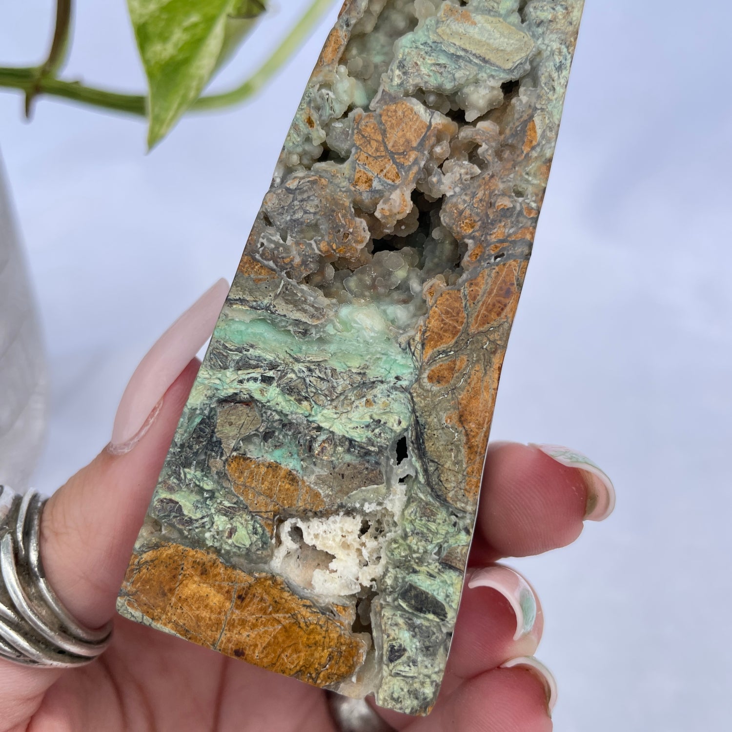 Smithsonite Obelisk 9.5cm 001