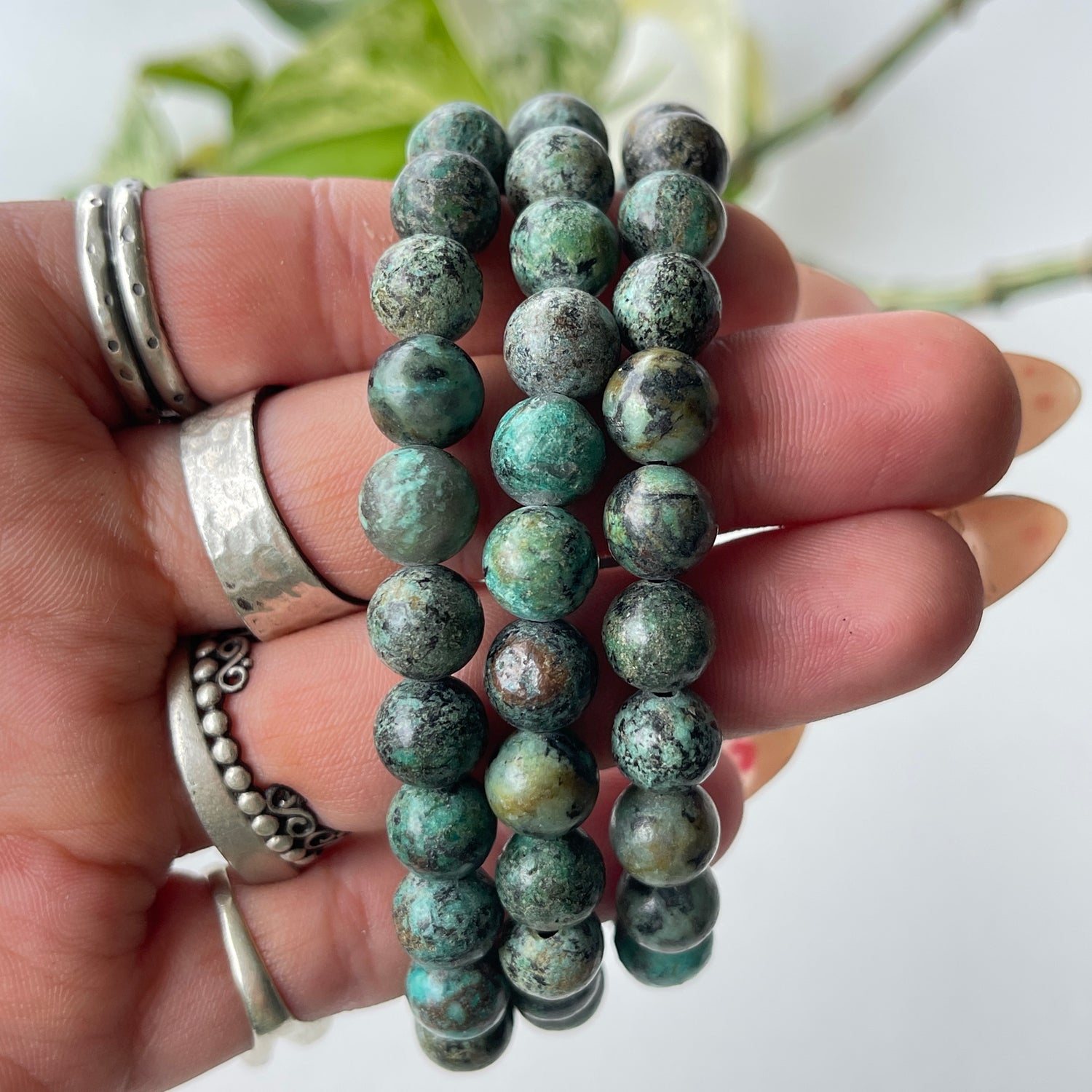 African Turquoise Med Bracelet